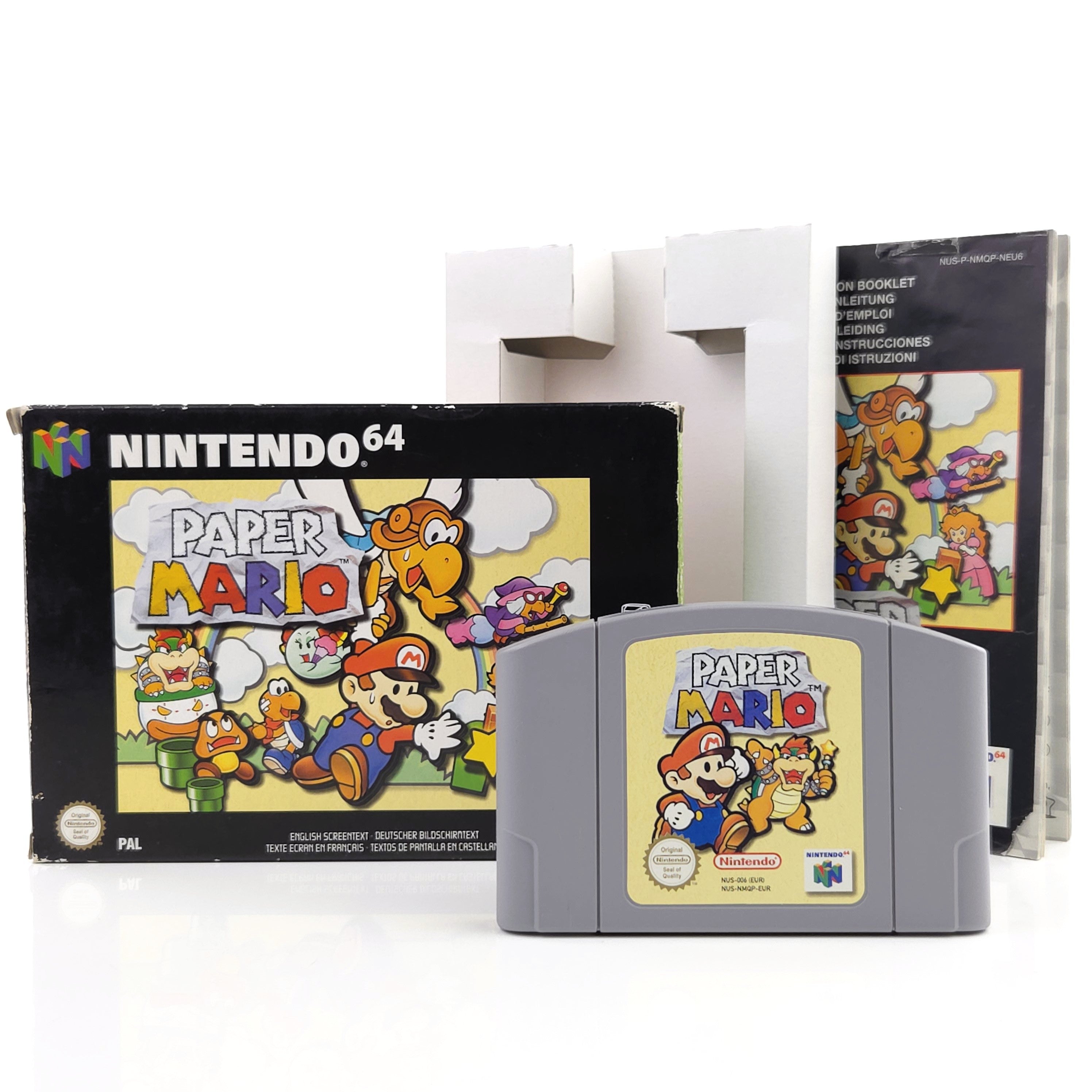 Nintendo 64 Spiel – Paper Mario (N64 OVP PAL)
