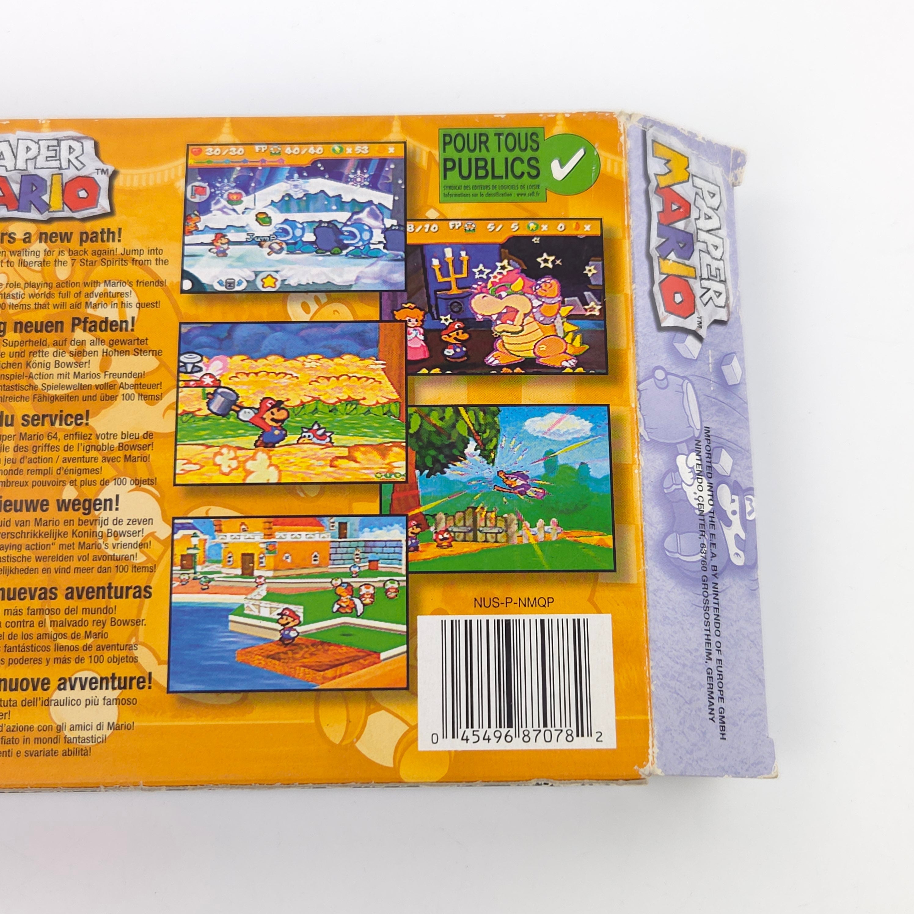 Nintendo 64 Spiel – Paper Mario (N64 OVP PAL)