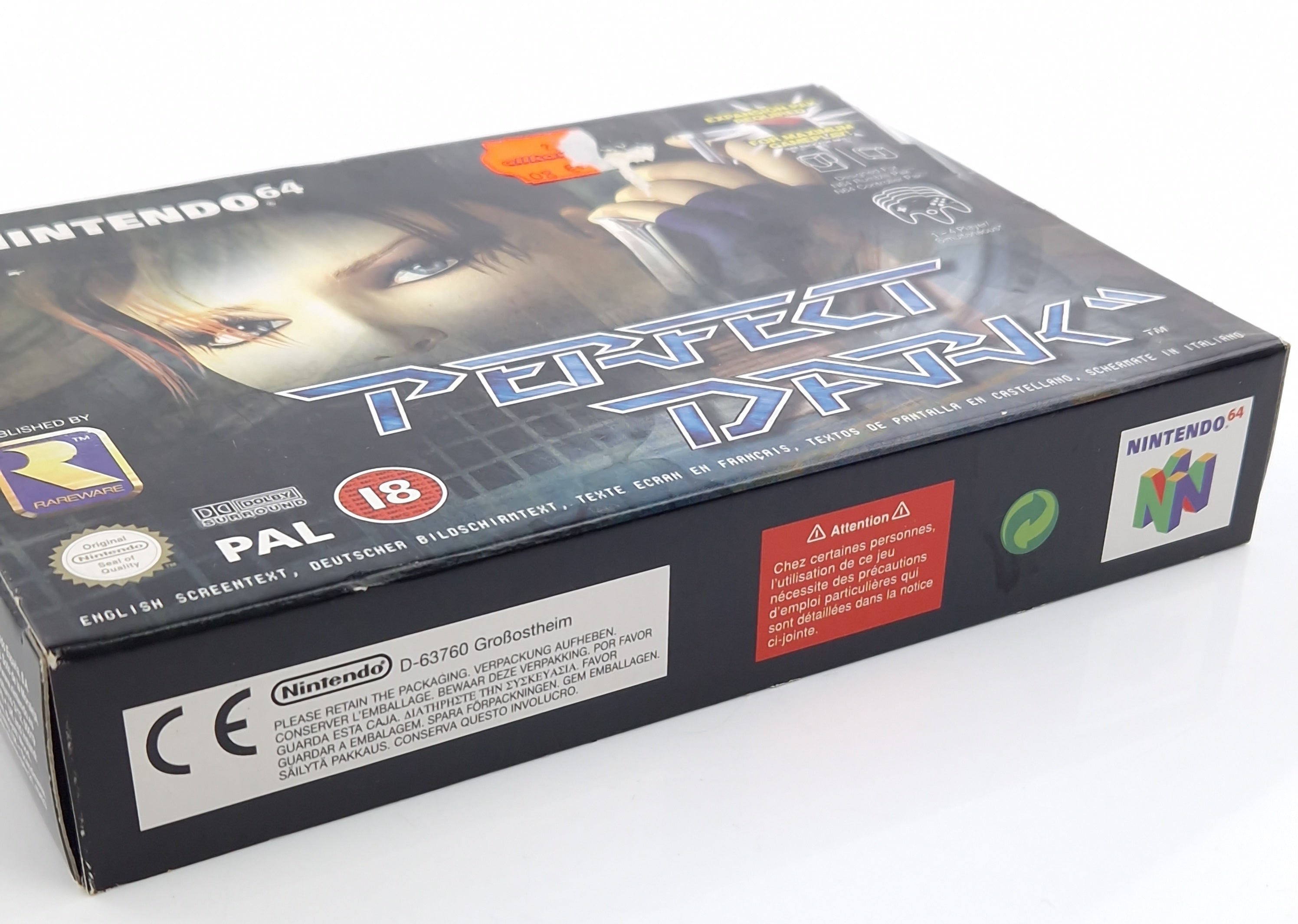 Nintendo 64 Spiel – Perfect Dark Modul OVP starke Gebrauchsspuren