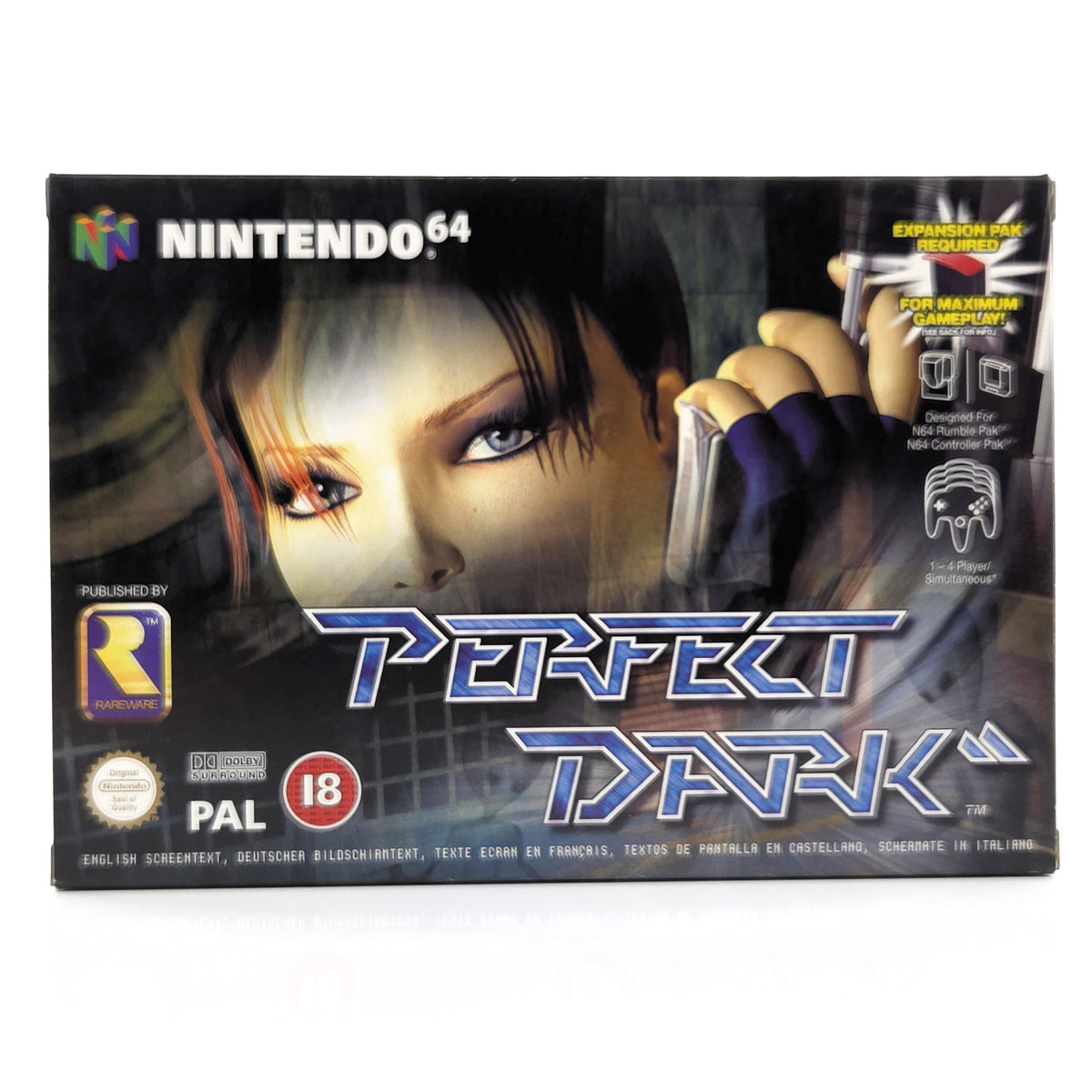 Nintendo 64 Spiel Perfect Dark OVP PAL