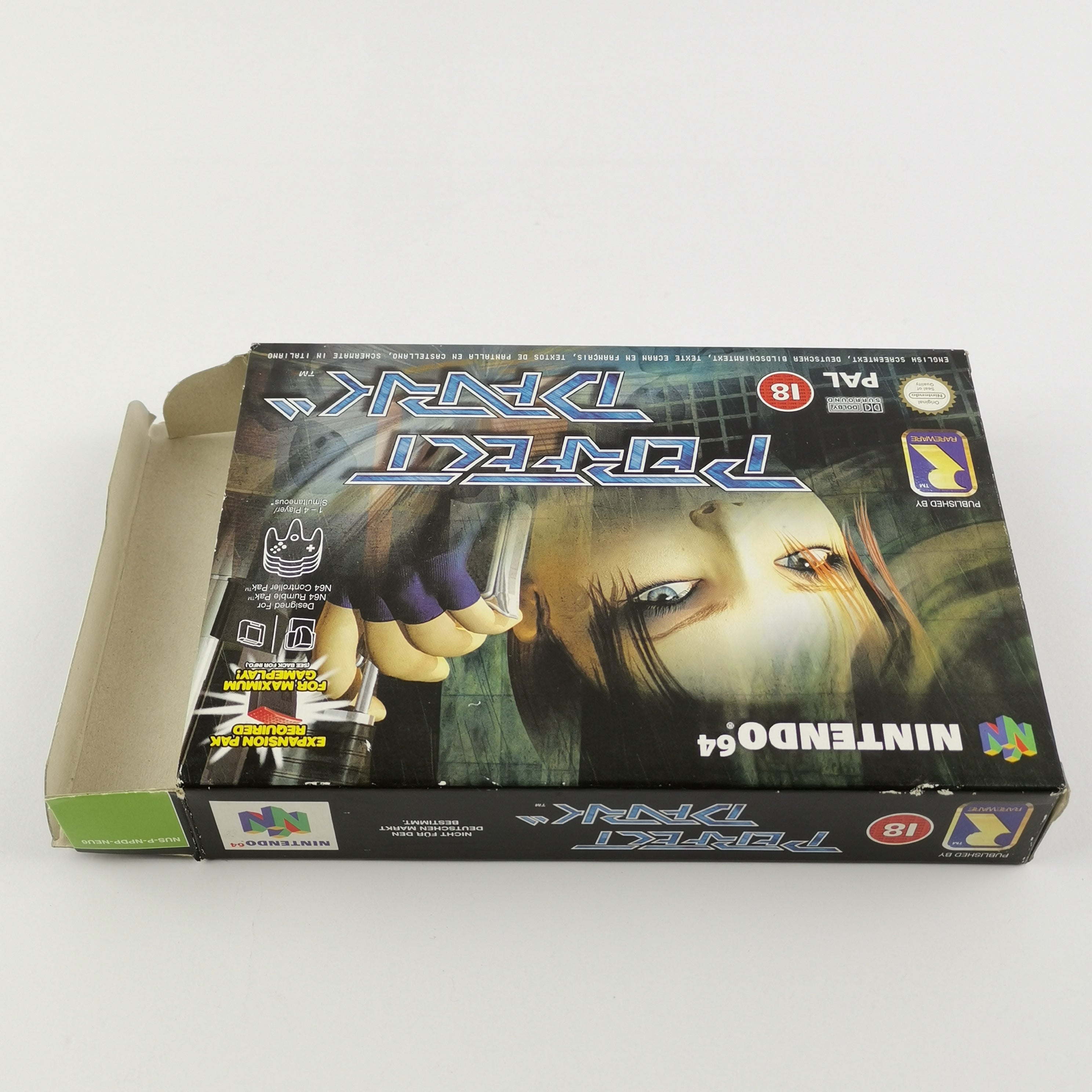 Nintendo 64 Spiel – Perfect Dark OVP Anleitung PAL N64