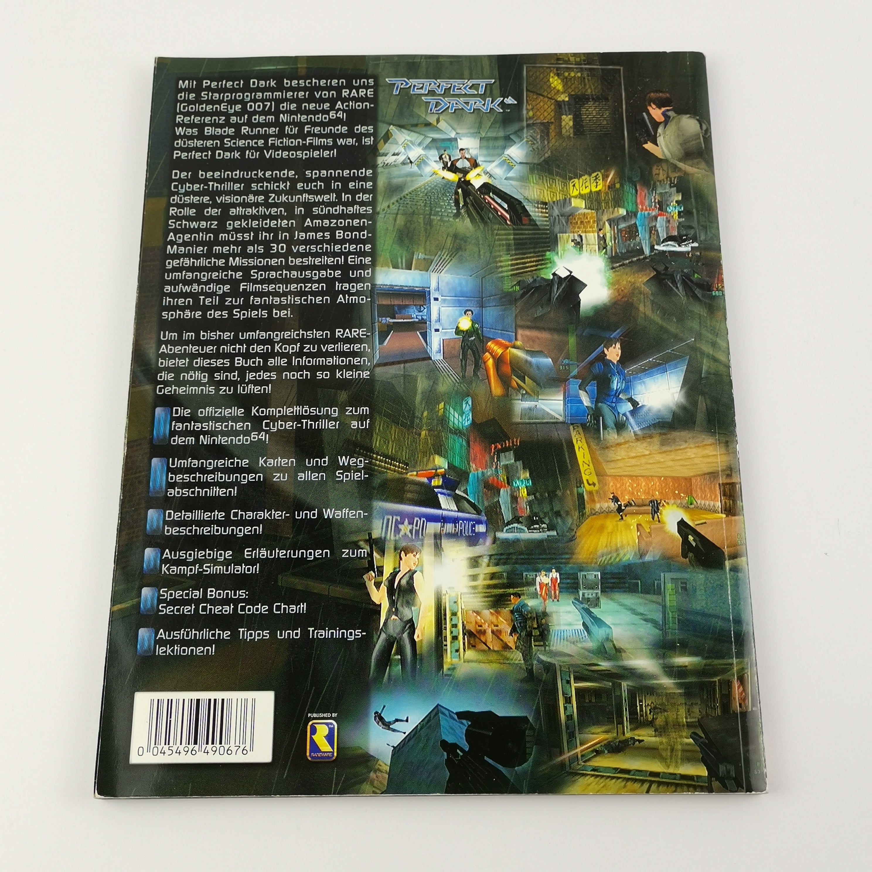 Nintendo 64 Spiel – Perfect Dark OVP Anleitung PAL N64