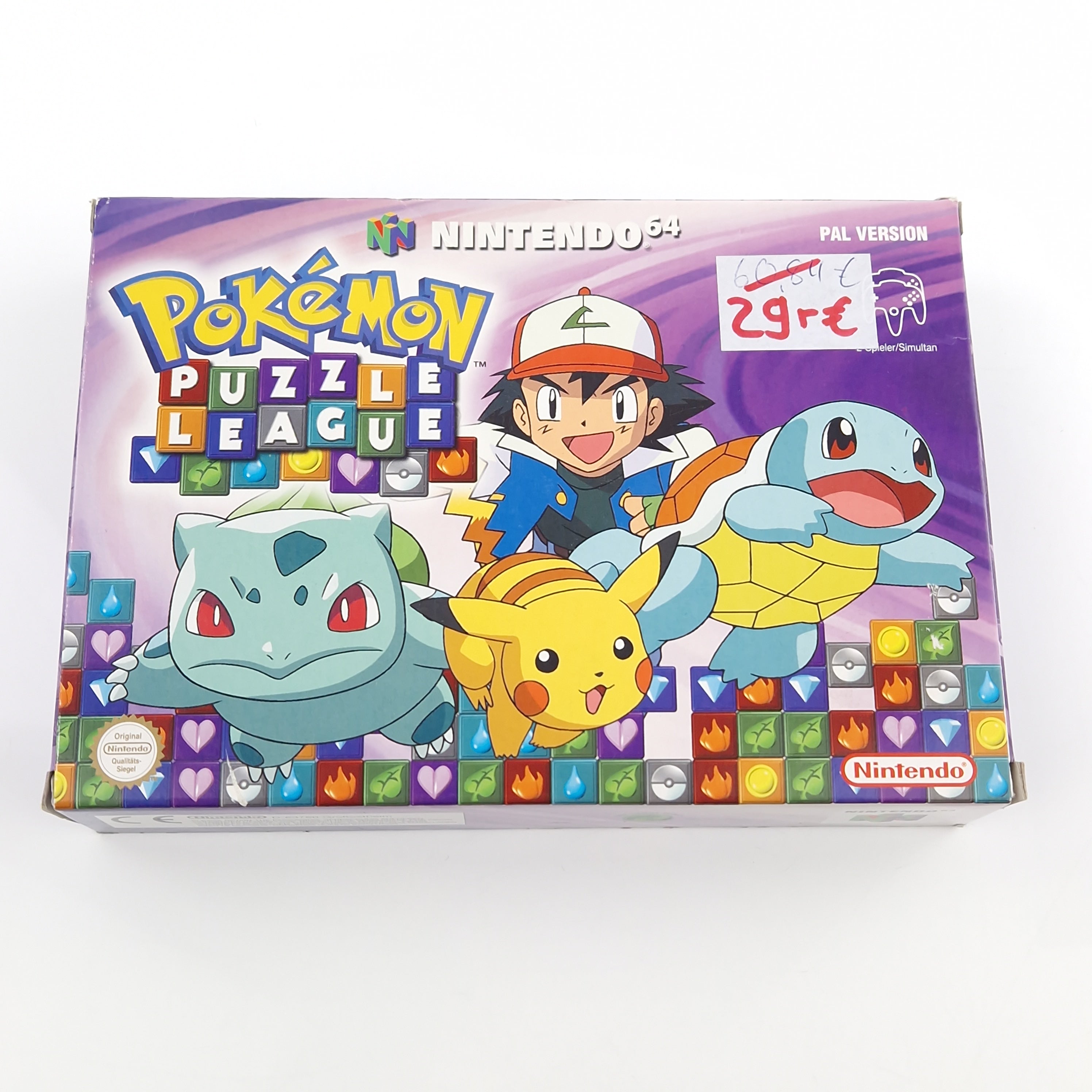 Nintendo 64 Spiel – Pokemon Puzzle League N64 OVP PAL