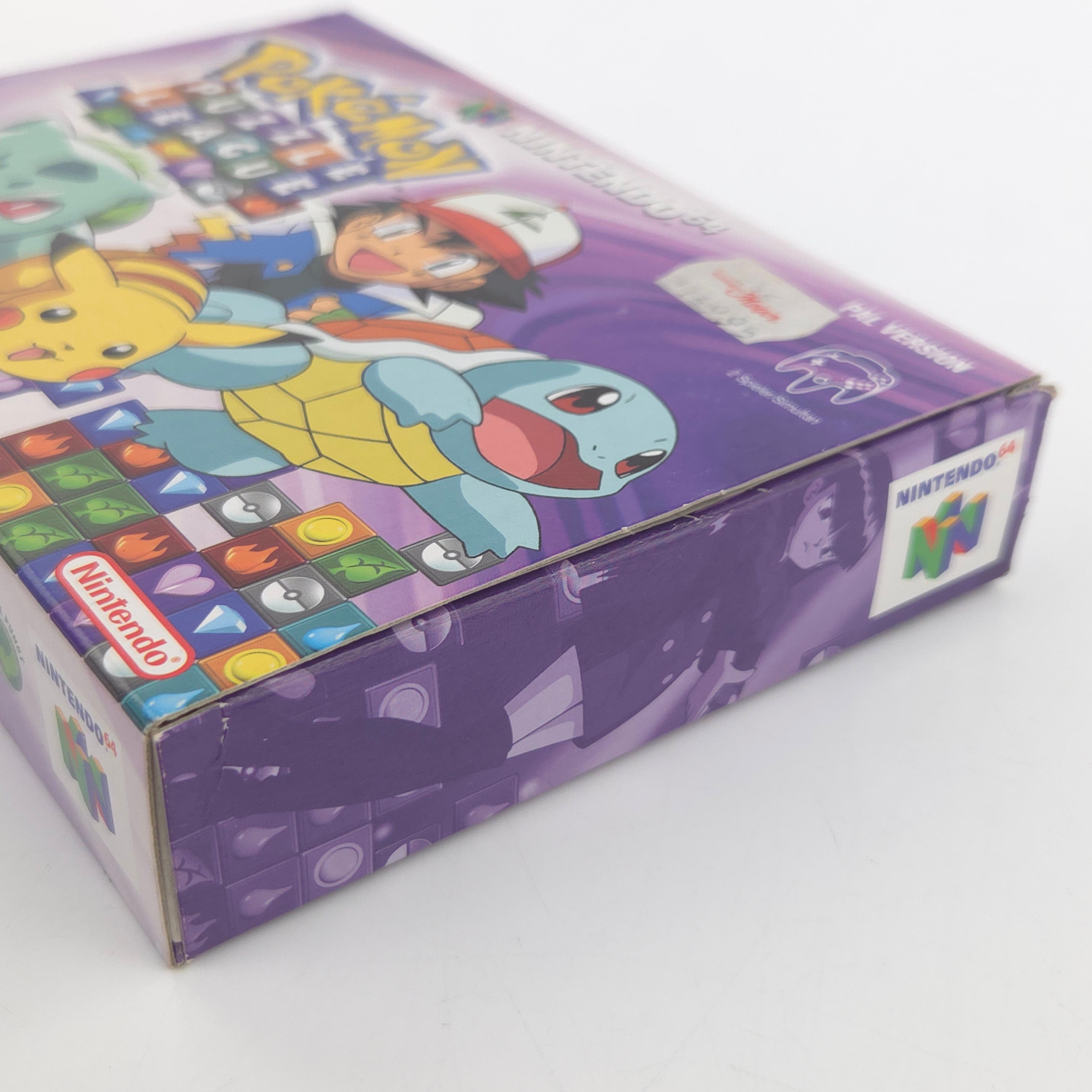 Nintendo 64 Spiel Pokemon Puzzle League N64 OVP CIB PAL