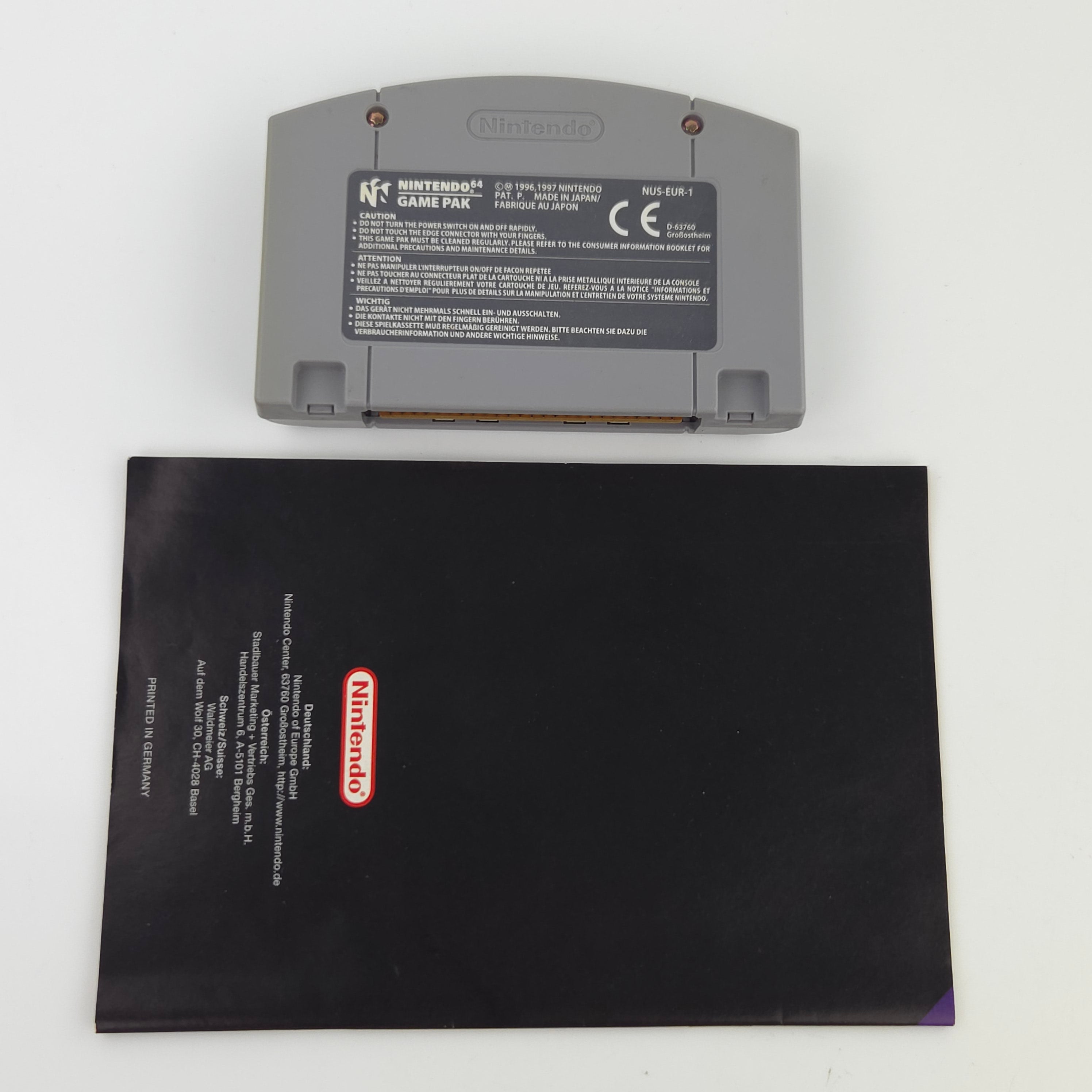 Nintendo 64 Spiel Pokemon Snap N64 Modul Anleitung OVP PAL