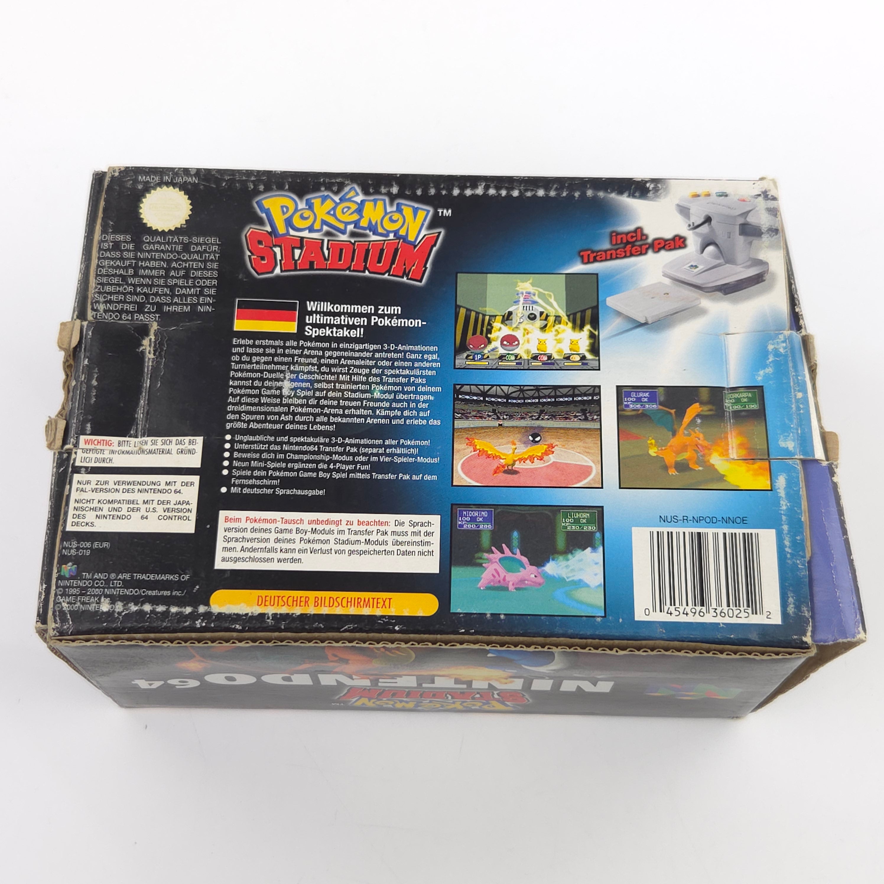 Nintendo 64 Spiel – Pokemon Stadium (N64 OVP)