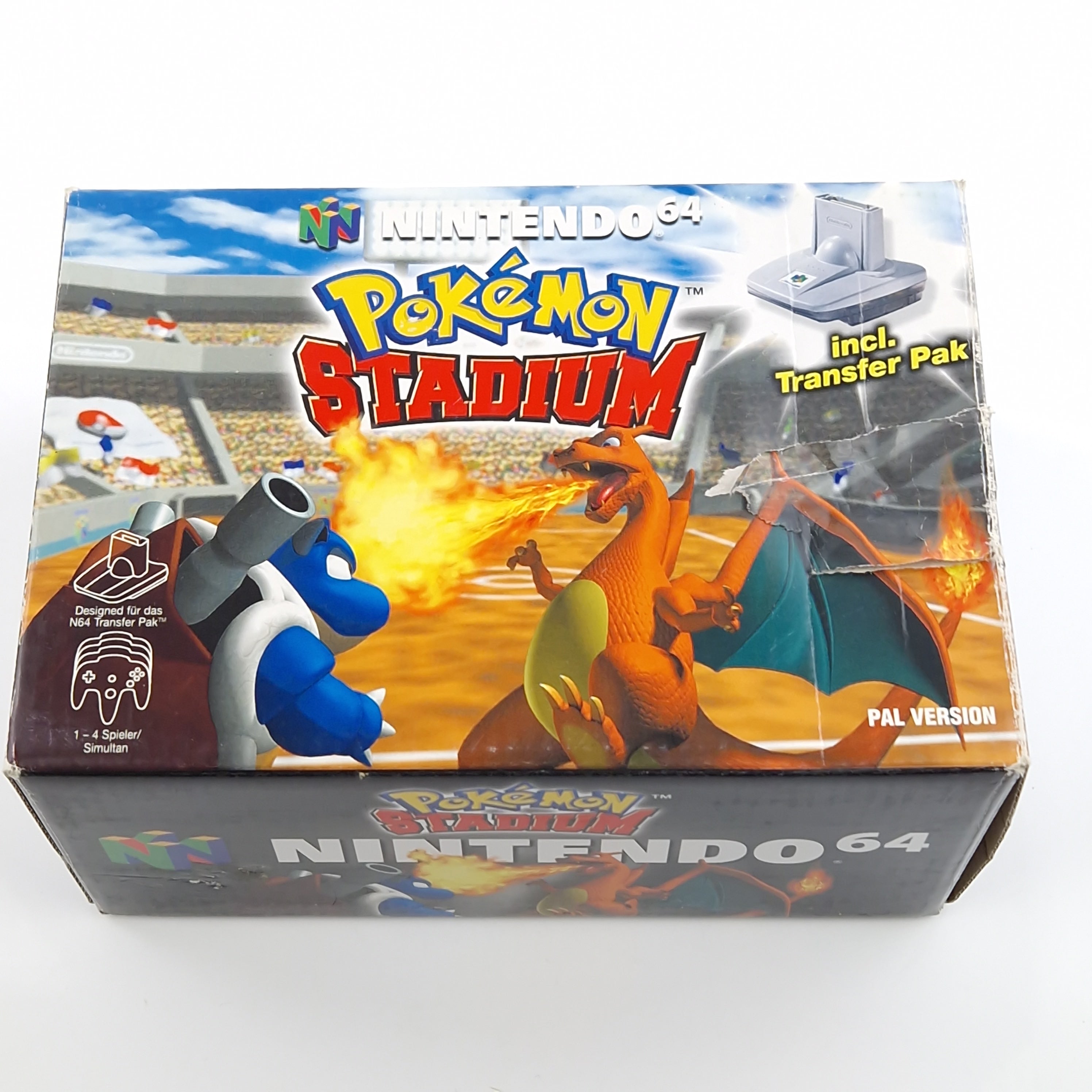 Nintendo 64 Spiel – Pokemon Stadium + Transfer Pak (OVP)