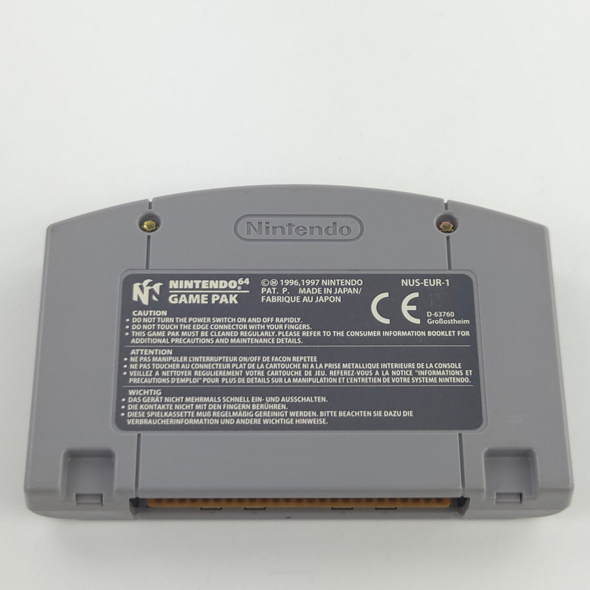 Nintendo 64 Spiel: Rampage 2 Universal Tour - N64 Modul Cartridge (PAL EUR)