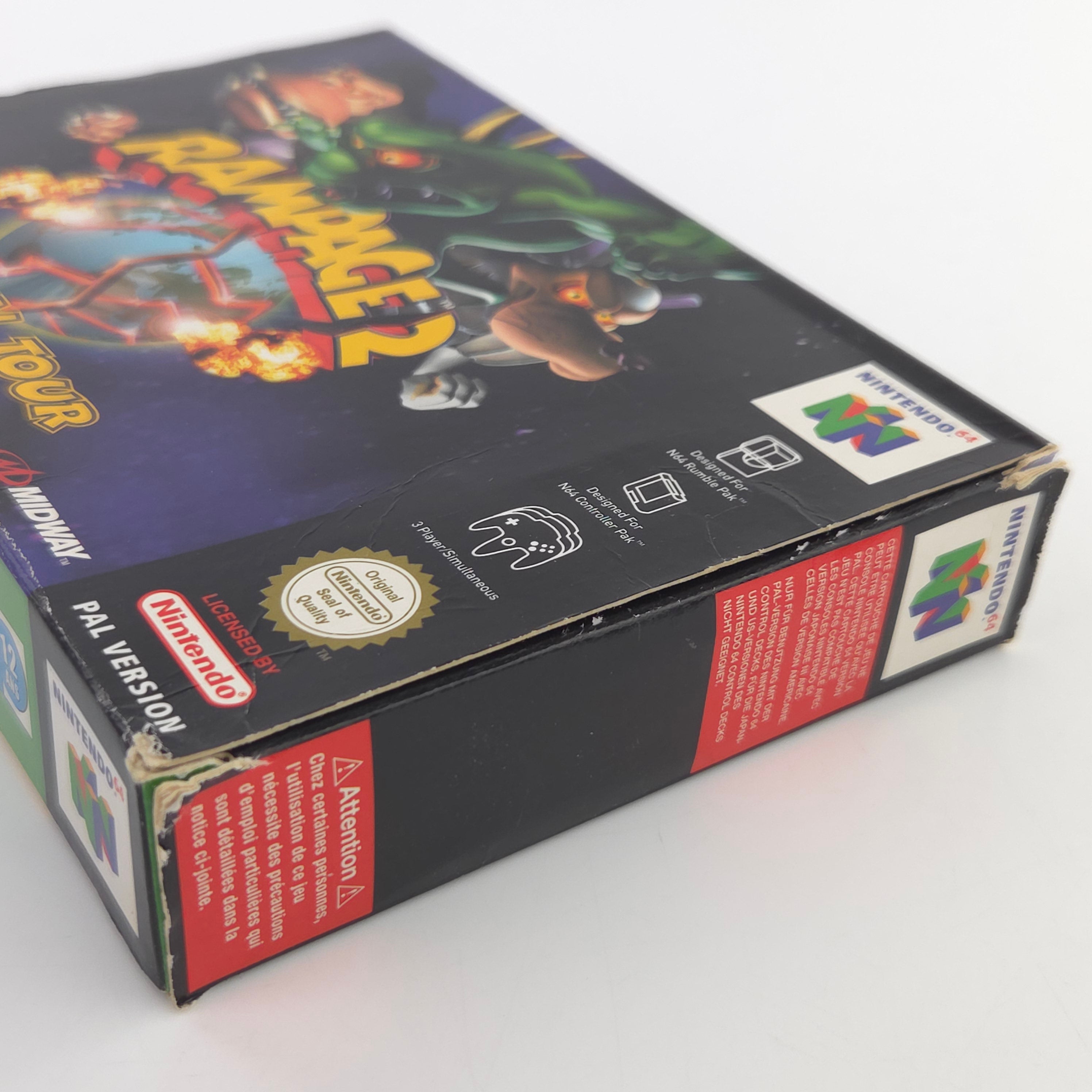 Nintendo 64 Spiel Rampage 2 Universal Tour N64 OVP CIB
