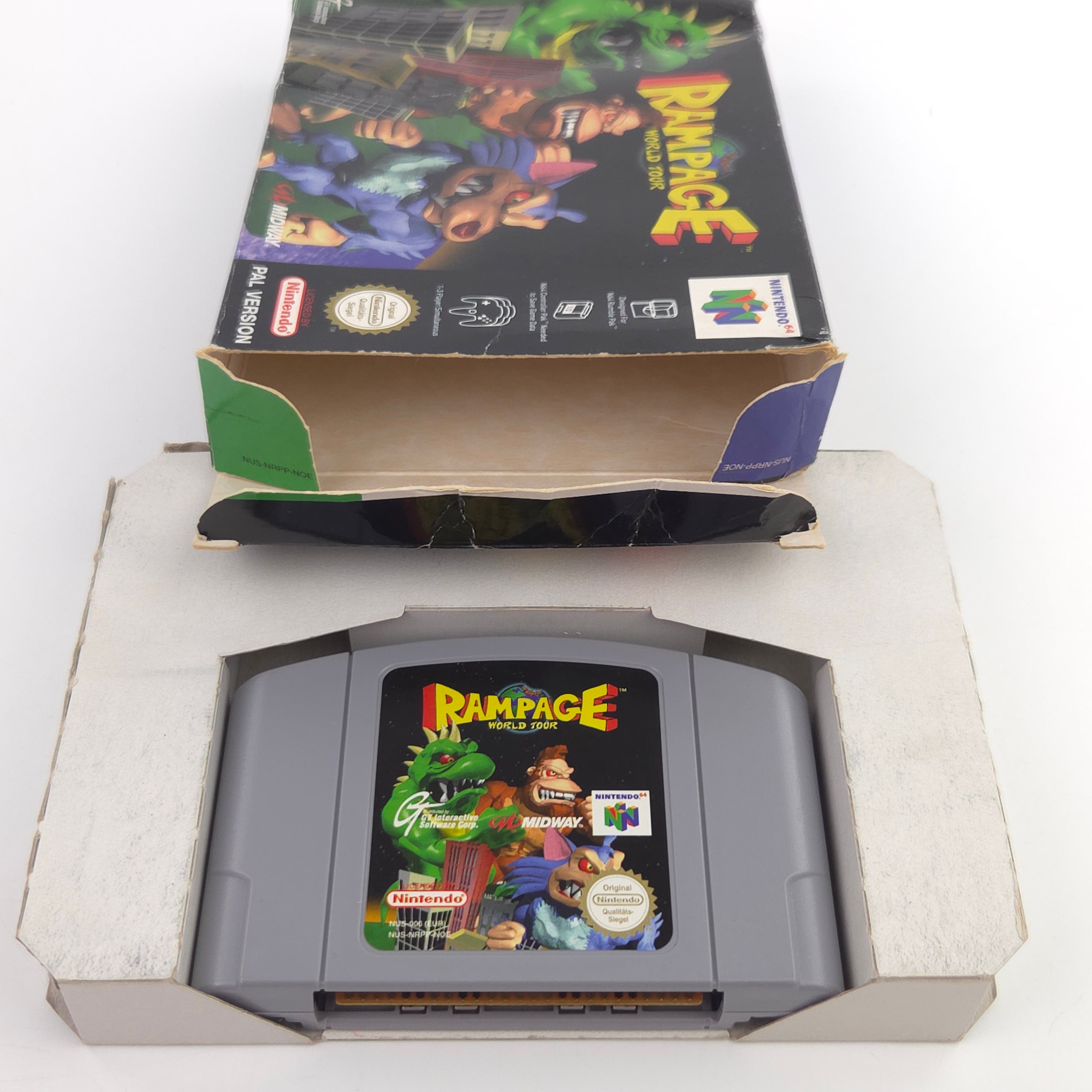 Nintendo 64 Spiel – Rampage World Tour (OVP PAL)