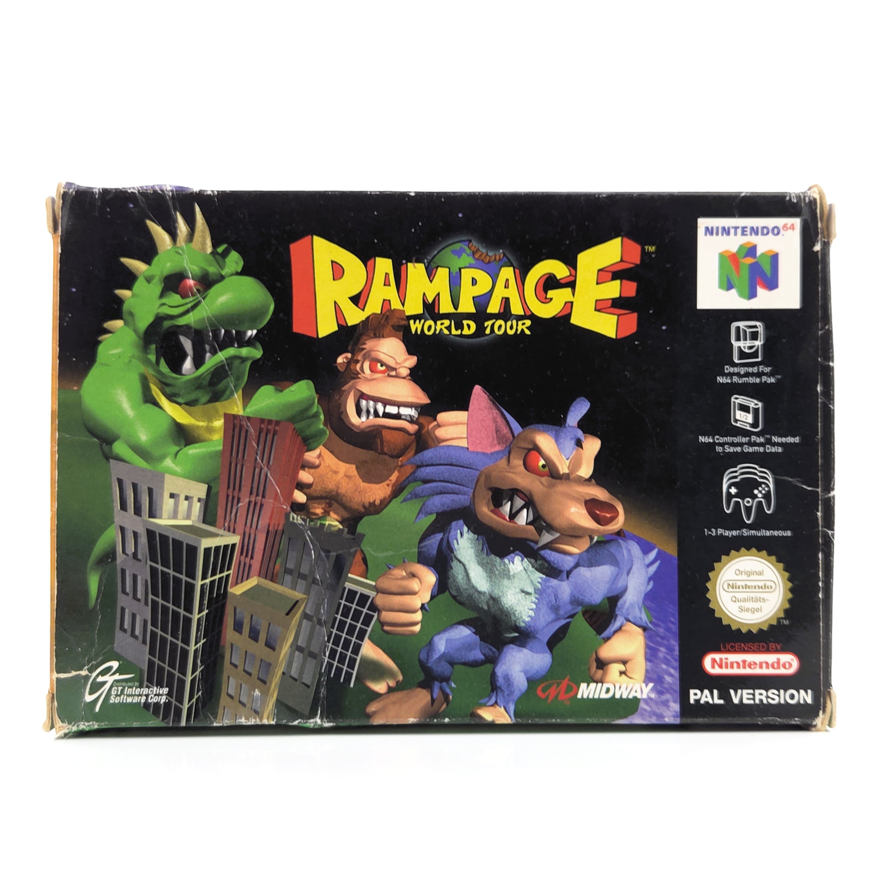 Nintendo 64 Spiel – Rampage World Tour (OVP PAL)