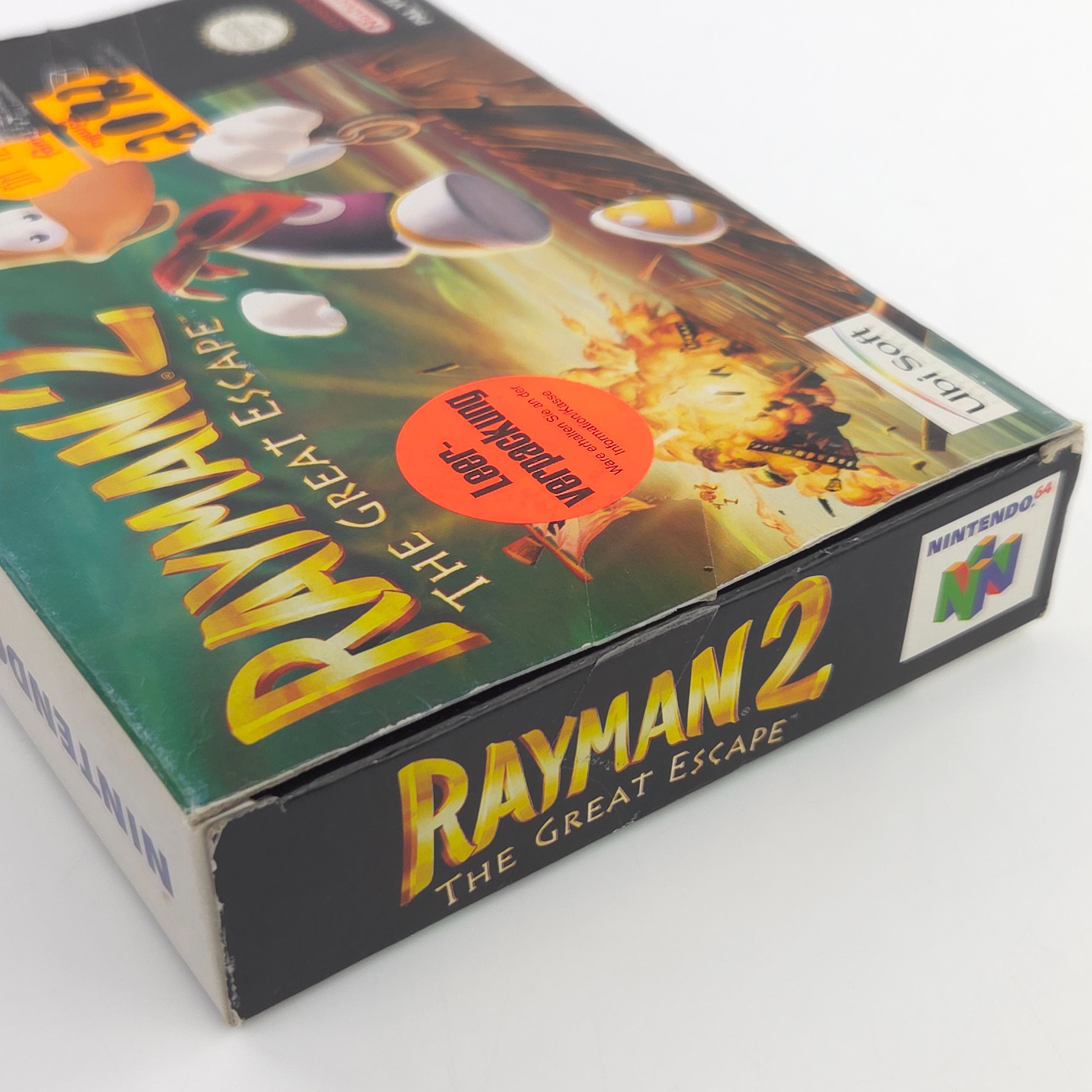 Nintendo 64 Spiel Rayman 2 The Great Escape N64 OVP CIB