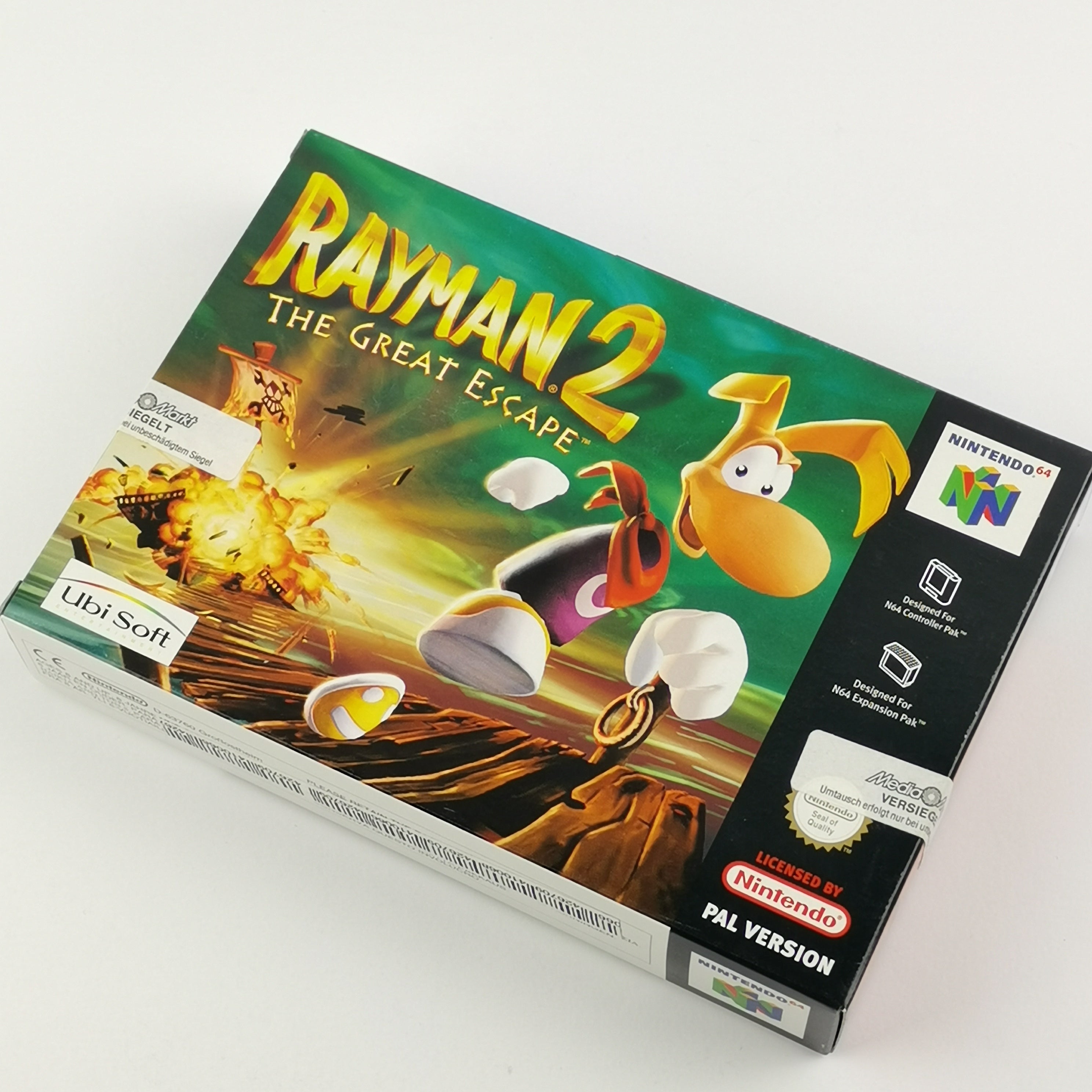 Nintendo 64 Spiel – Rayman The Great Escape OVP Neu PAL