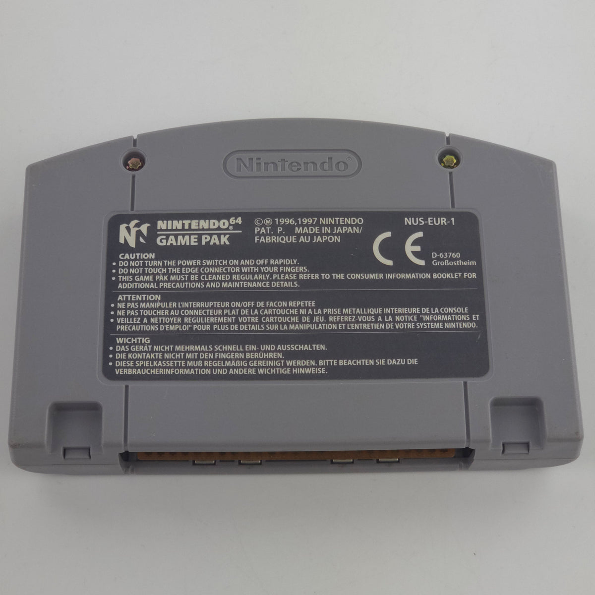 Nintendo 64 Spiel: Rocket Robot on wheels - N64 Modul (PAL EUR)