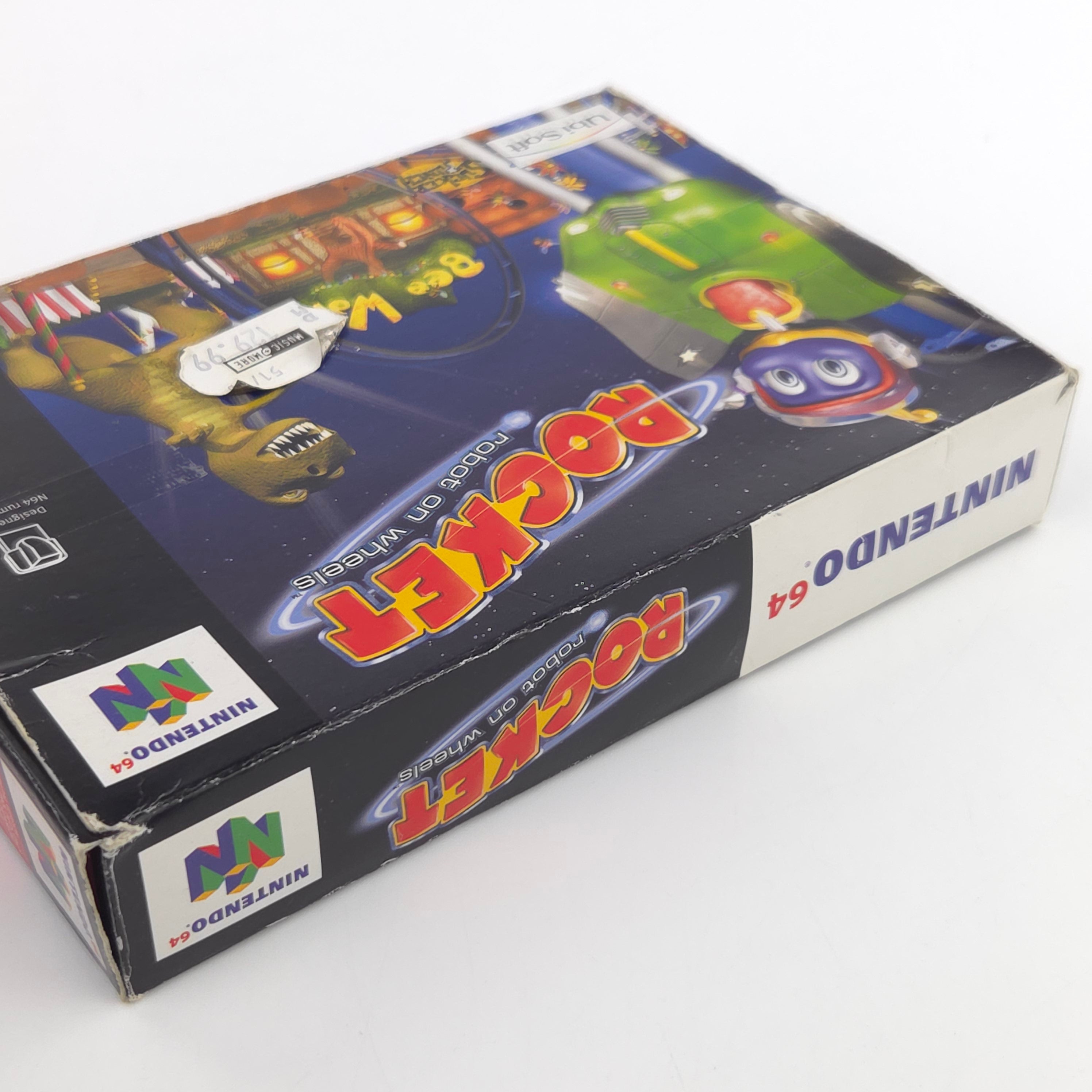 Nintendo 64 Spiel Rocket Robot on Wheels N64 OVP PAL EUR