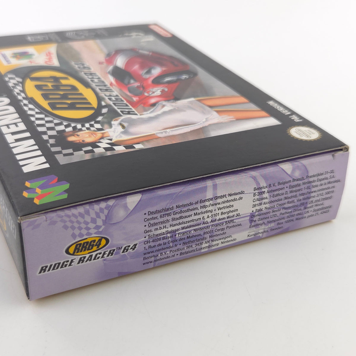 Nintendo 64 Spiel Ridge Racer CIB OVP