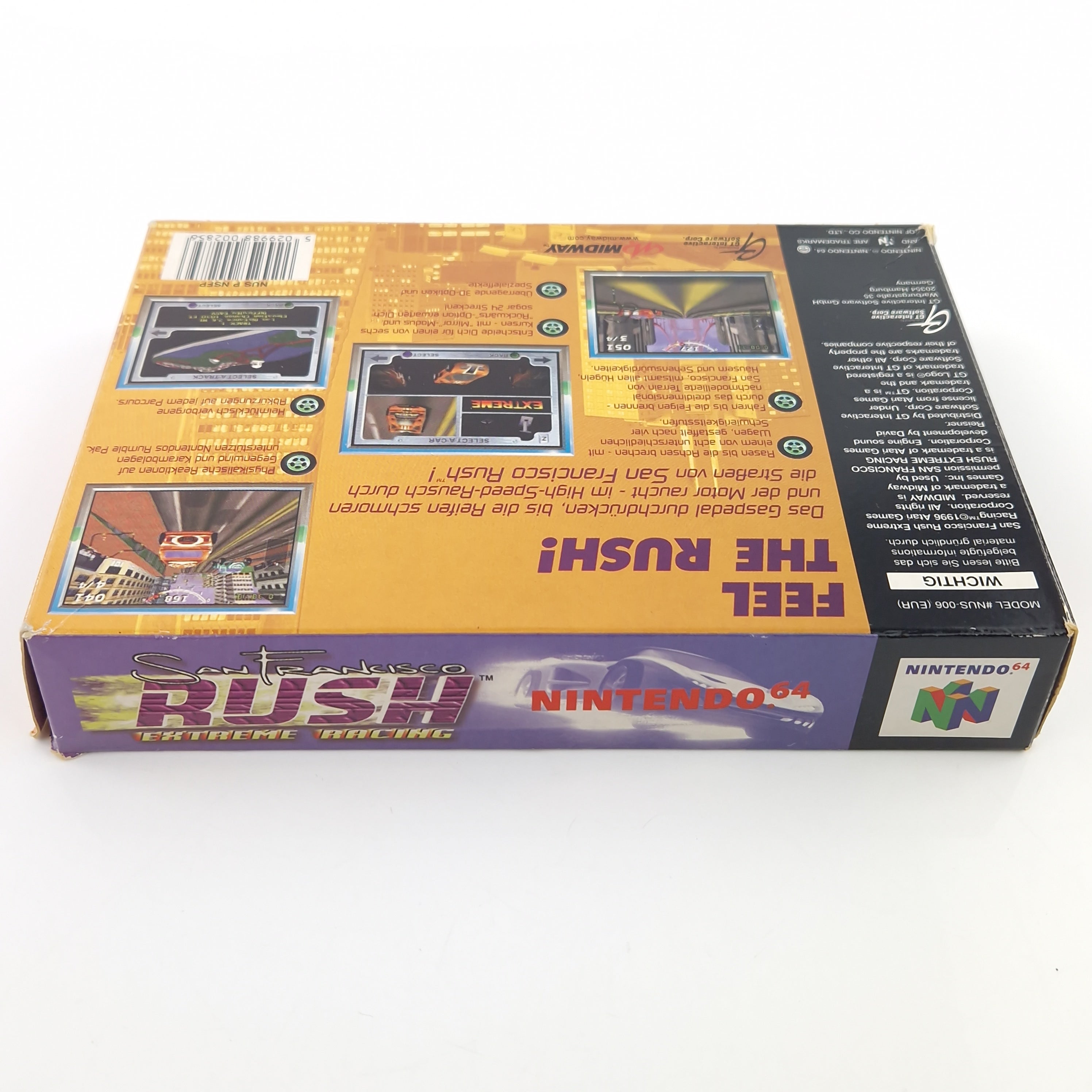 Nintendo 64 Spiel – San Francisco Rush Extreme Racing OVP