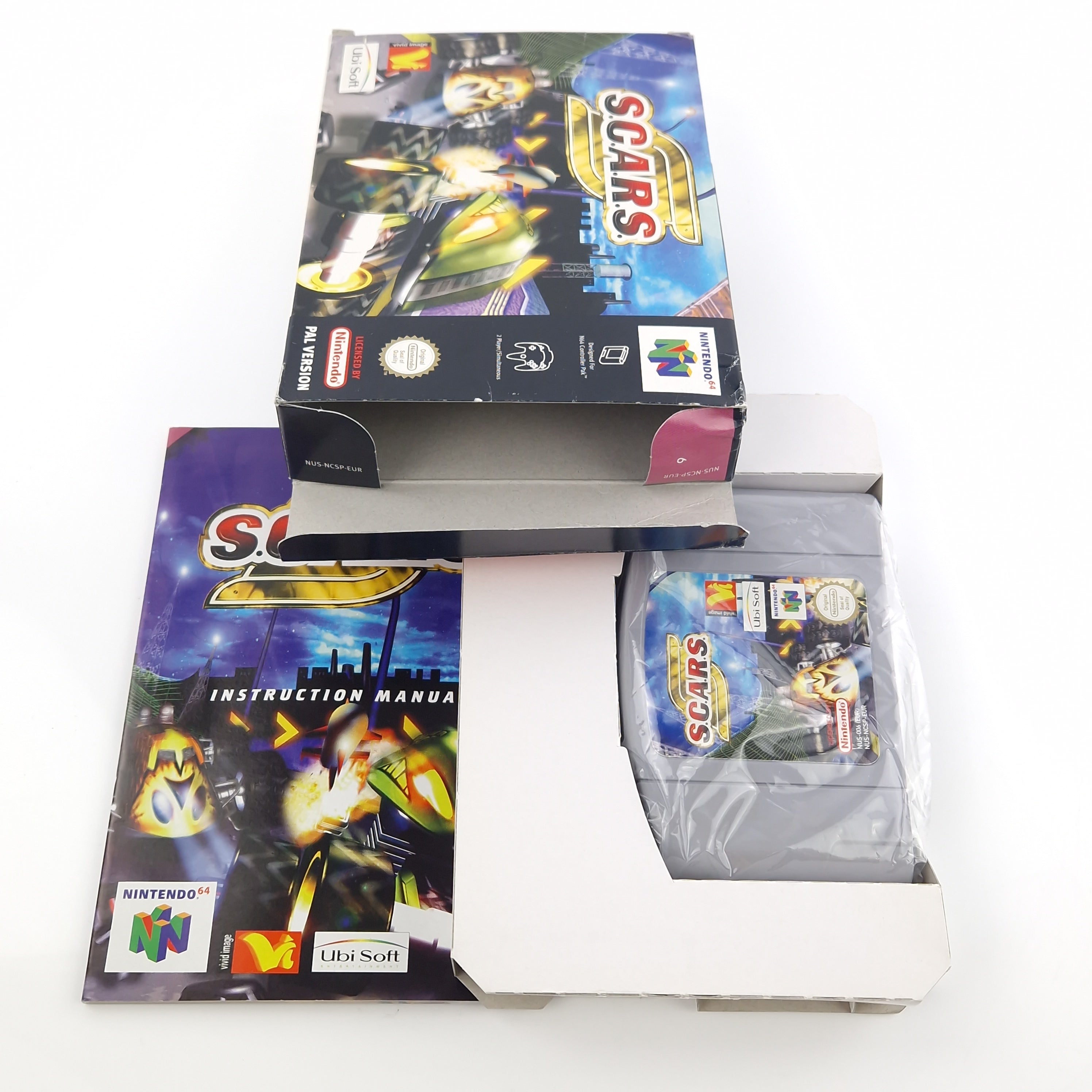 Nintendo 64 Spiel – SCARS Modul OVP Anleitung N64 PAL EUR