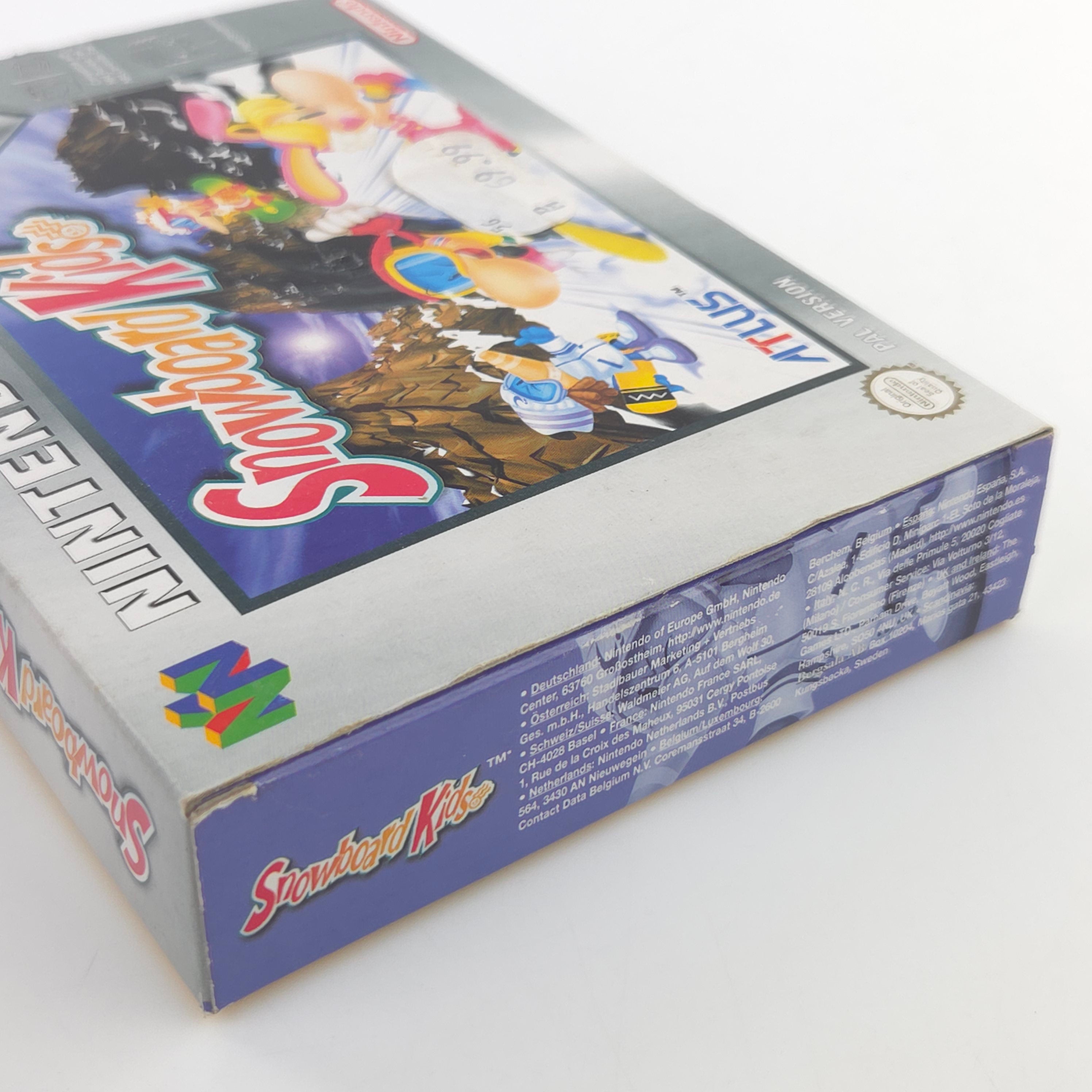 Nintendo 64 Spiel Snowboard Kids N64 OVP PAL EUR Atlus