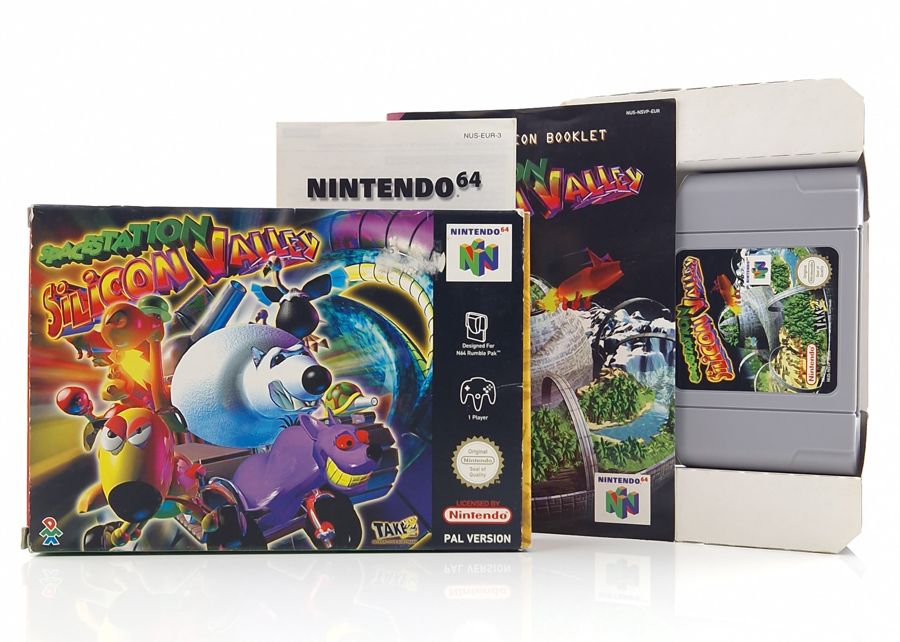 Nintendo 64 Spiel – Spacestation Silicon Valley N64 OVP PAL