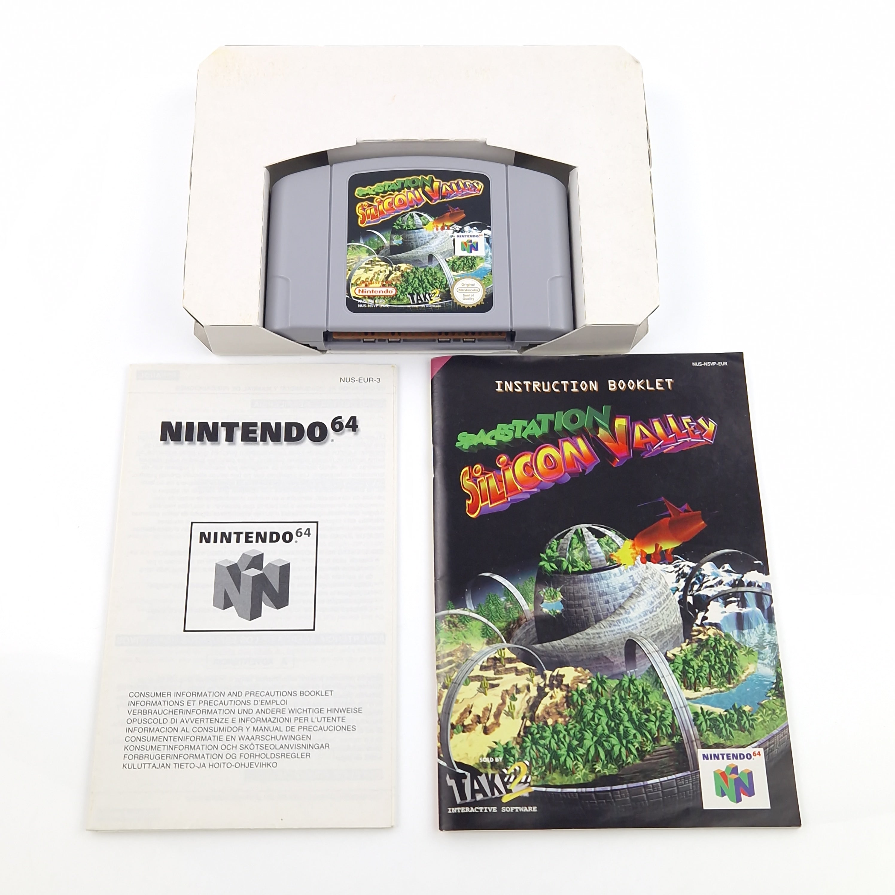 Nintendo 64 Spiel – Spacestation Silicon Valley N64 OVP PAL