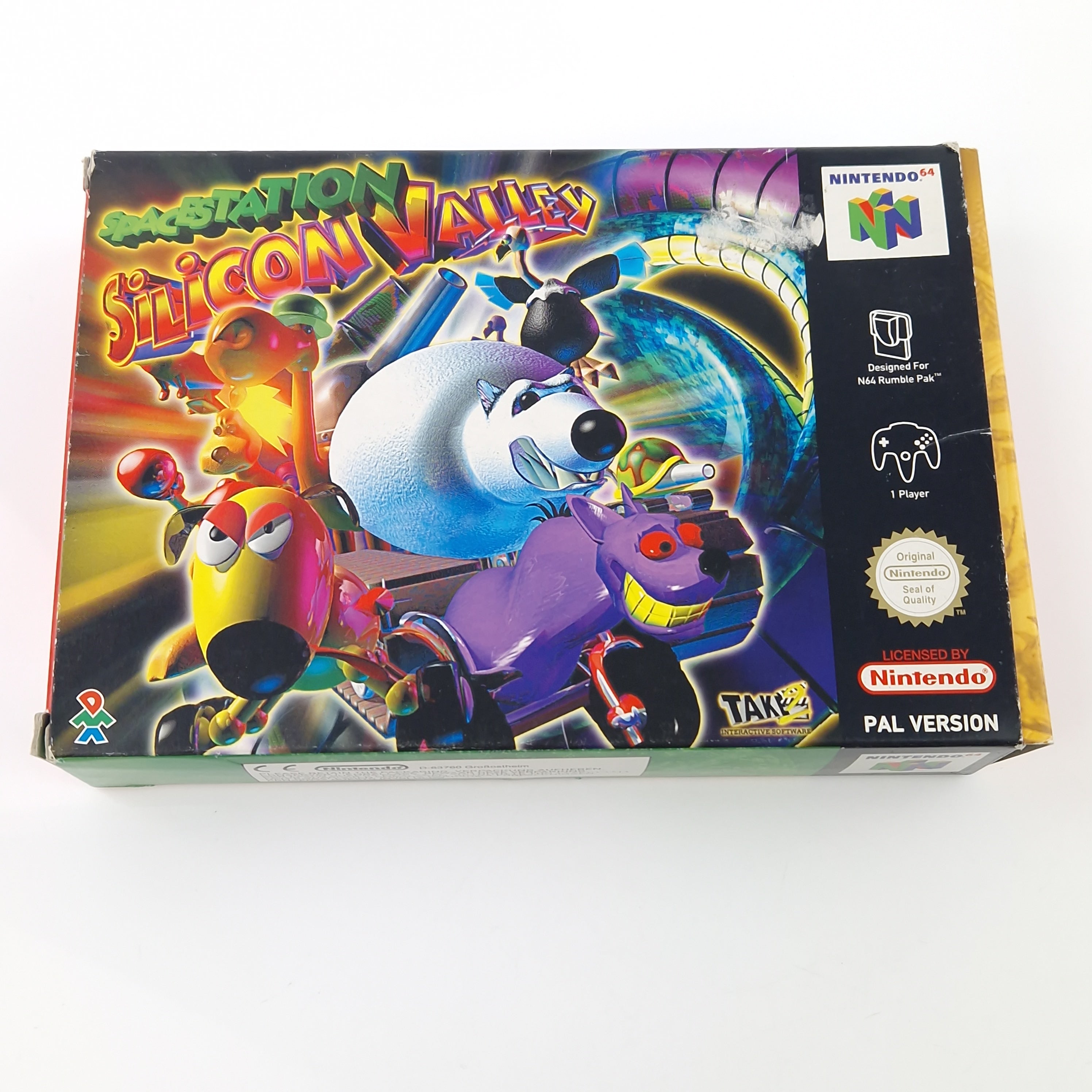 Nintendo 64 Spiel – Spacestation Silicon Valley N64 OVP PAL