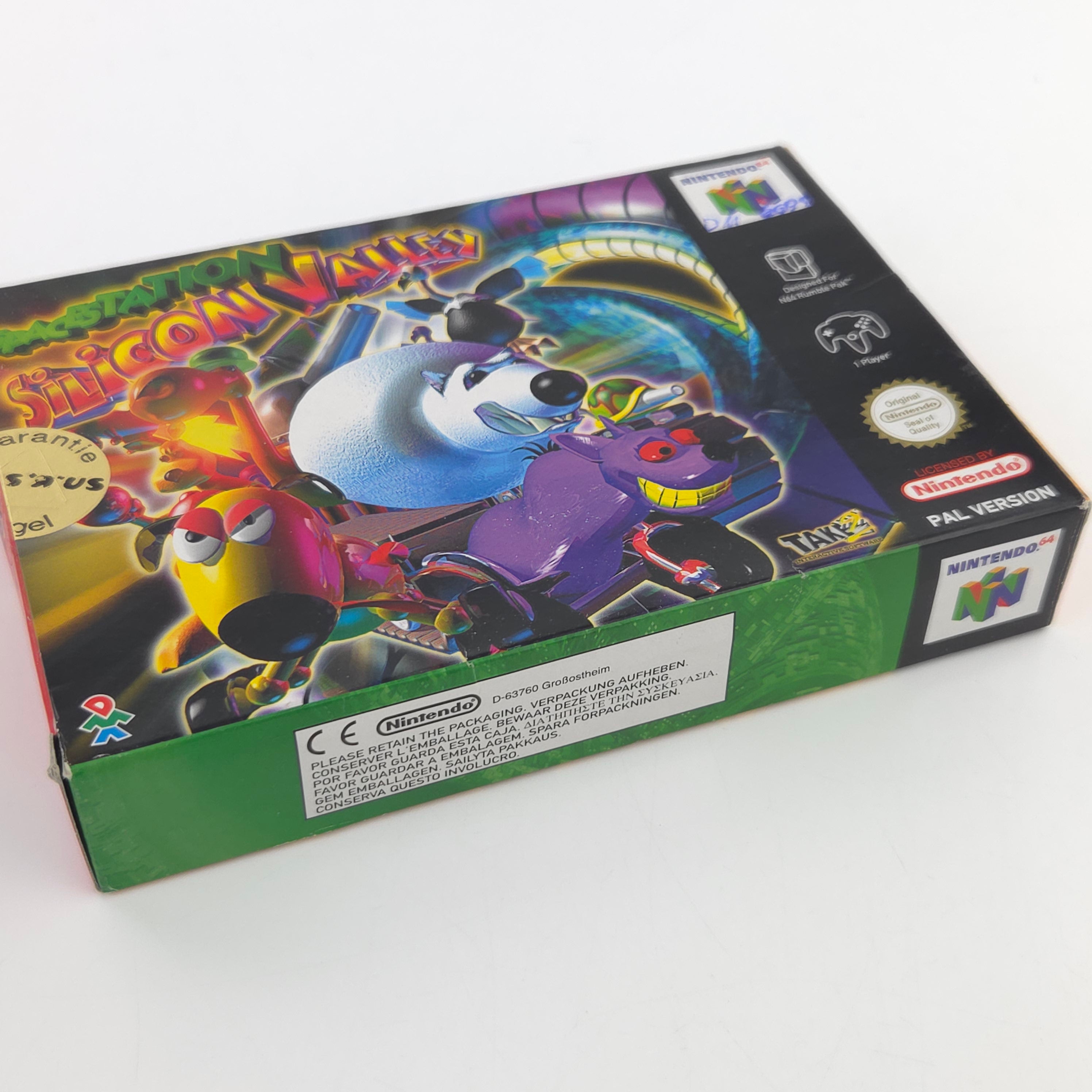 Nintendo 64 Spiel Spacestation Silicon Valley N64 OVP CIB