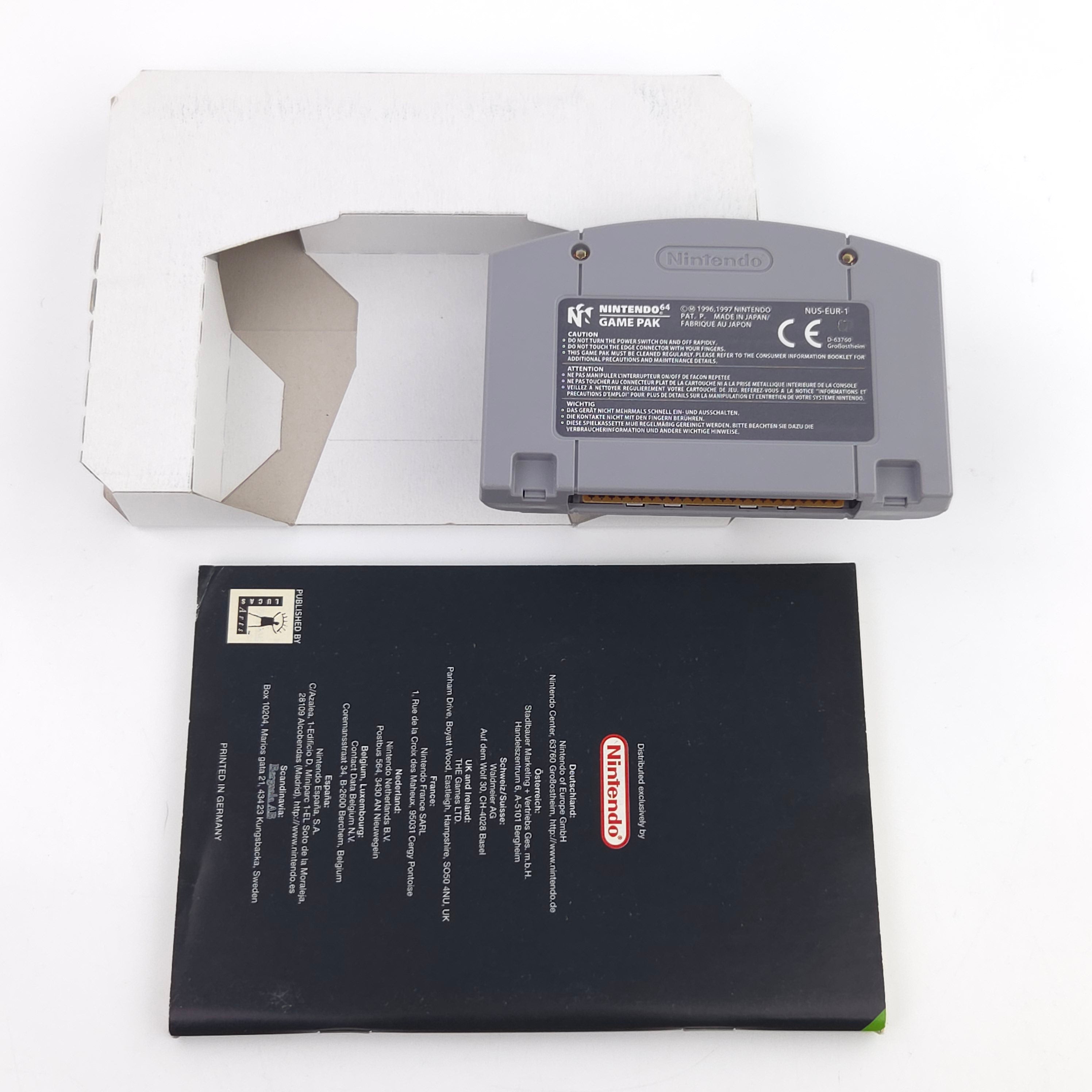 Nintendo 64 Spiel – Star Wars Episode I Racer OVP PAL