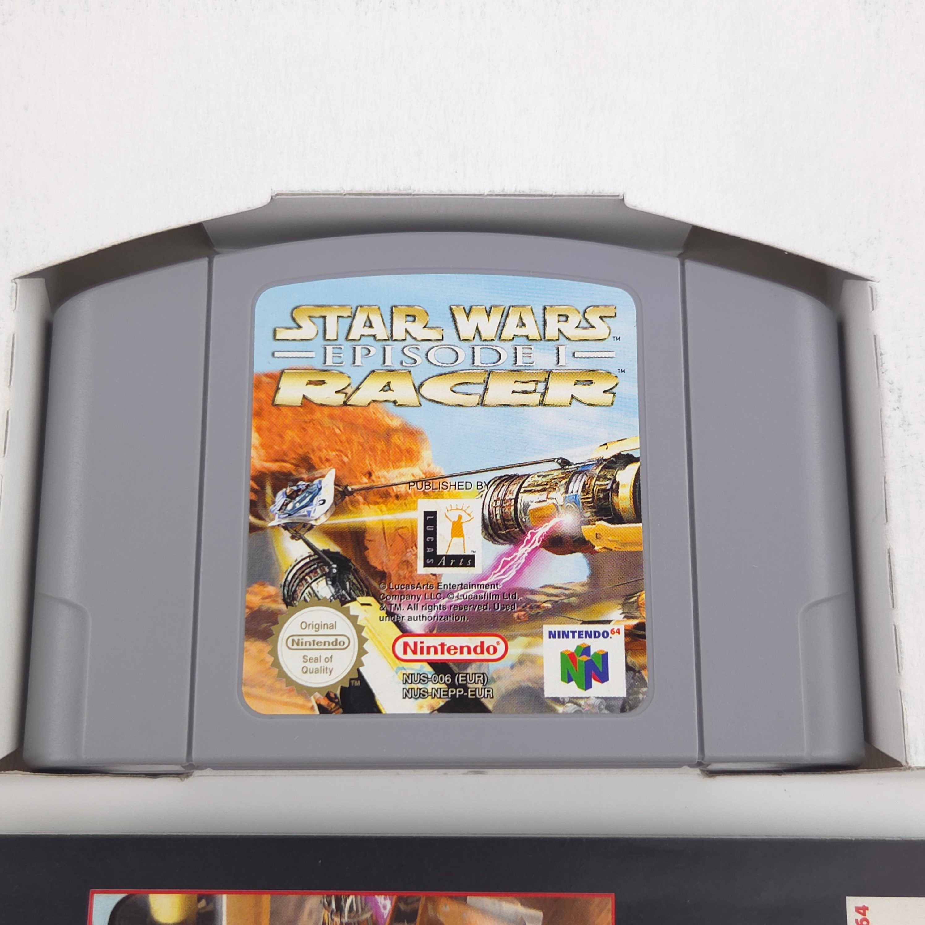 Nintendo 64 Spiel – Star Wars Episode I Racer OVP PAL