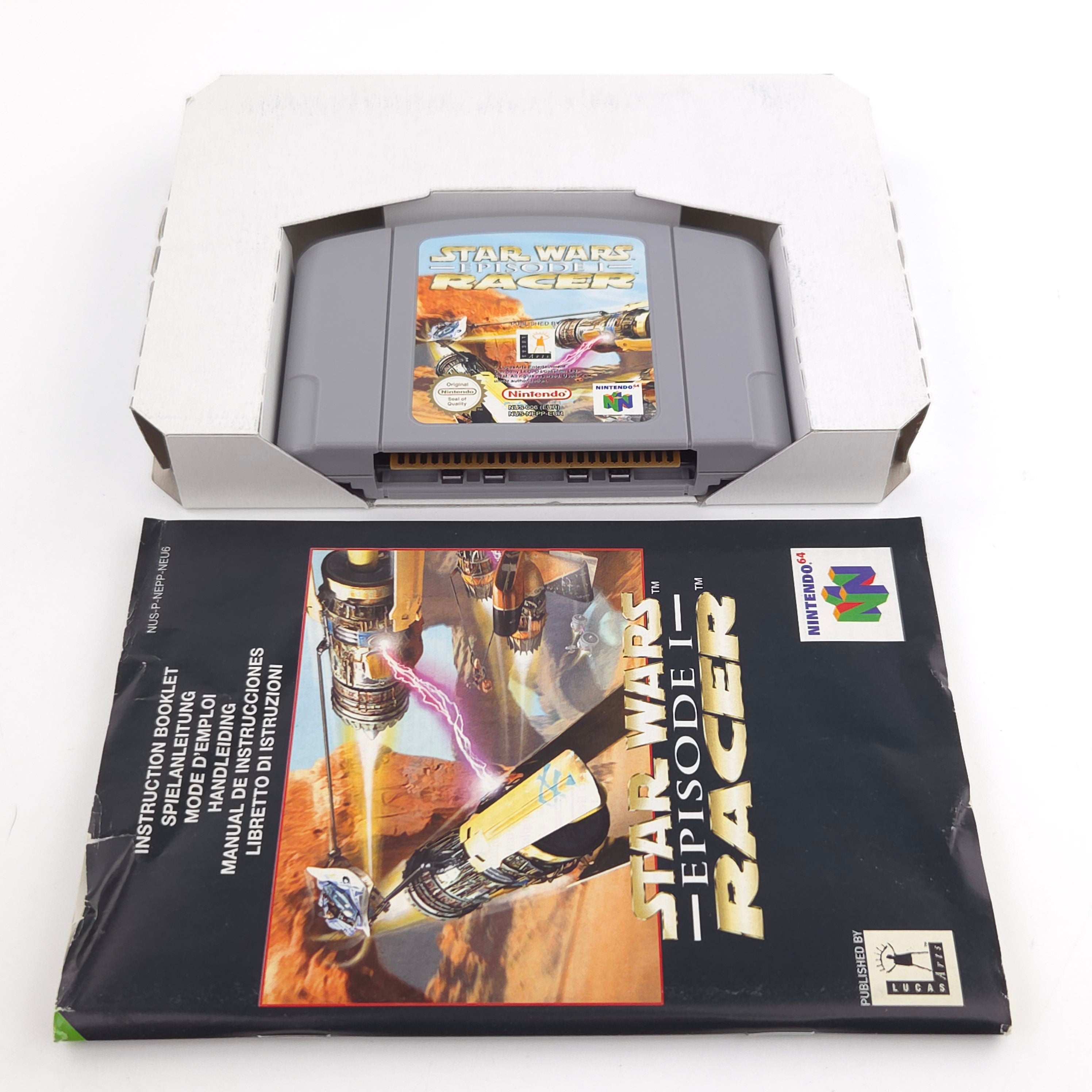 Nintendo 64 Spiel – Star Wars Episode I Racer OVP PAL