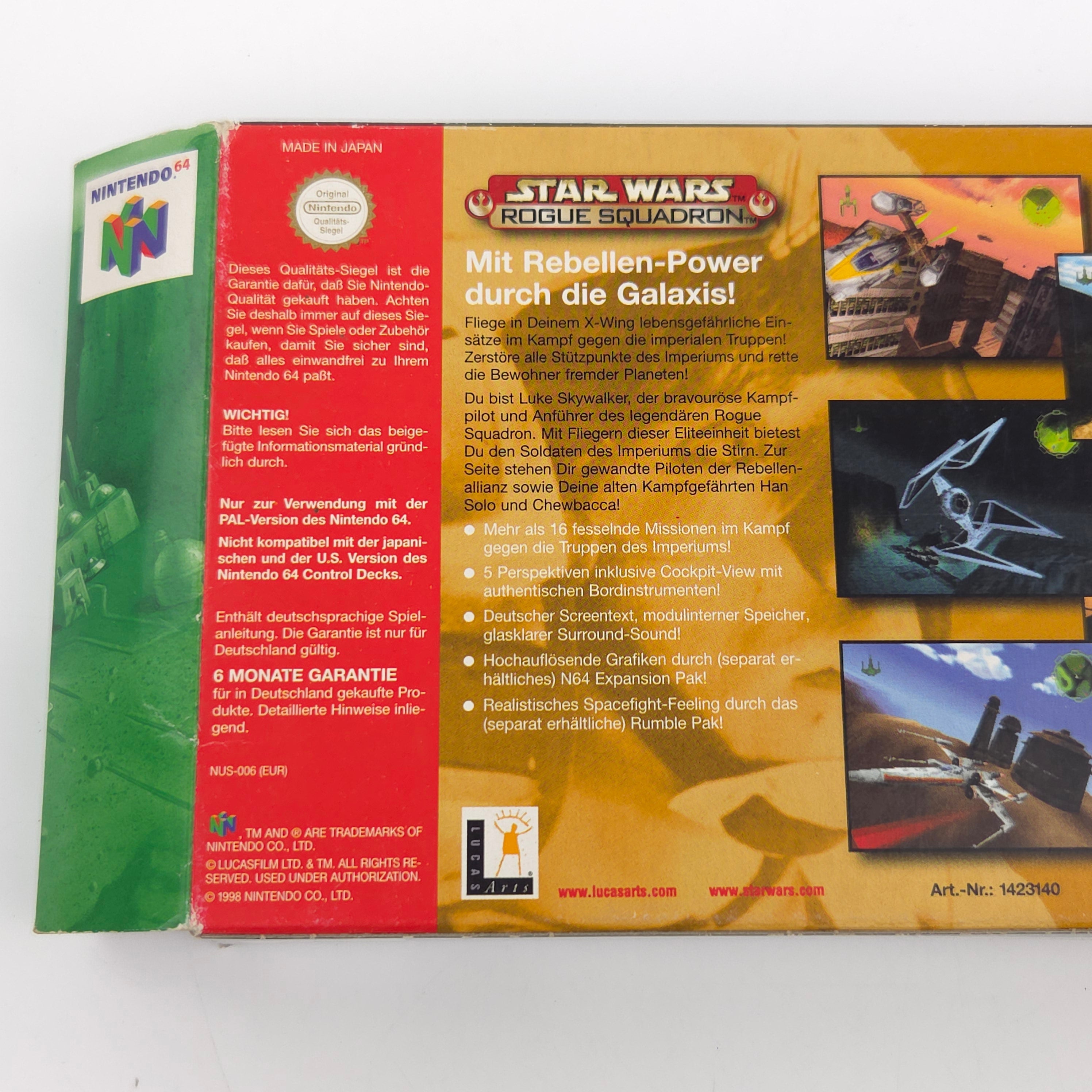 Nintendo 64 Spiel – Star Wars Rogue Squadron (OVP)