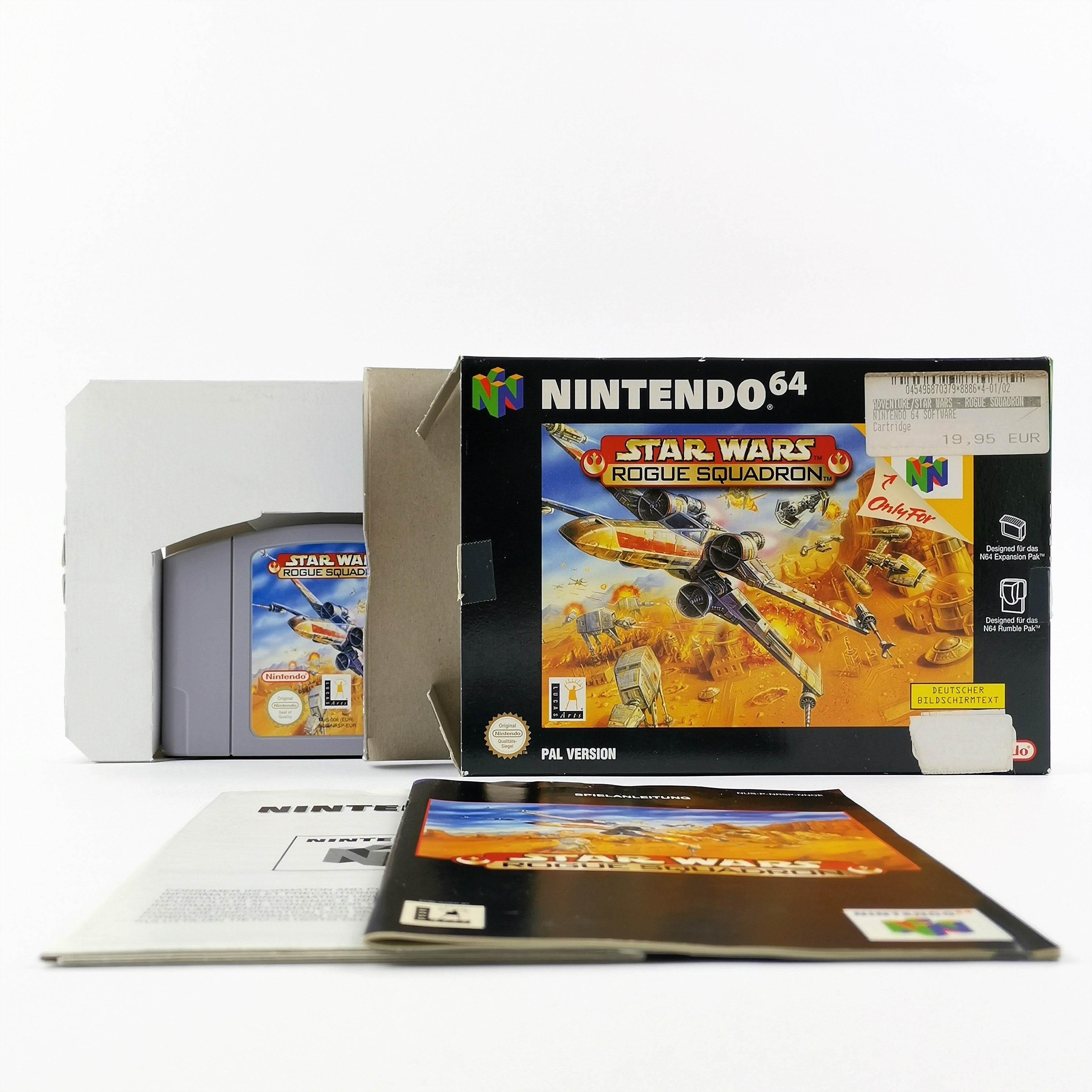 Nintendo 64 Spiel – Star Wars Rogue Squadron PAL OVP N64