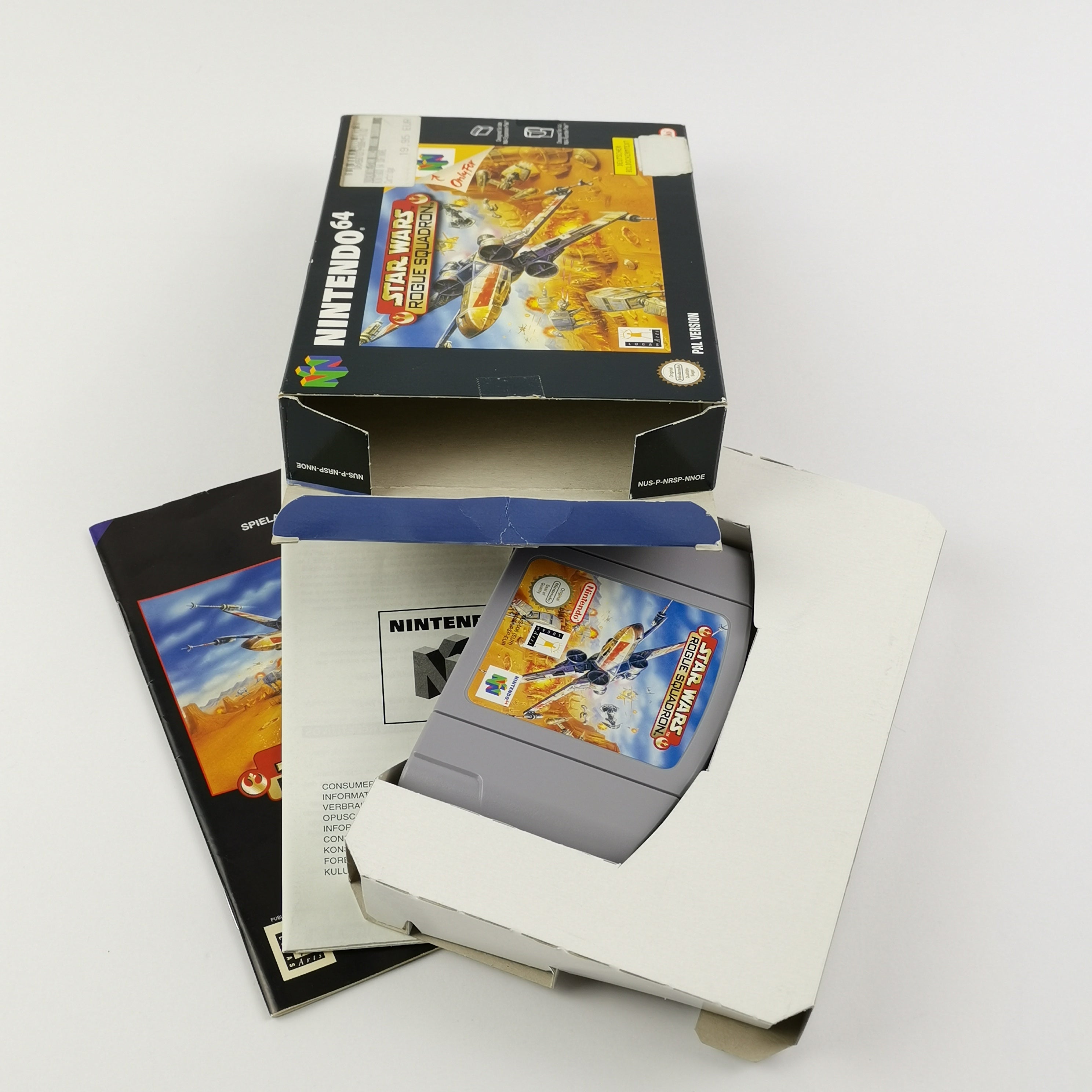 Nintendo 64 Spiel – Star Wars Rogue Squadron PAL OVP N64