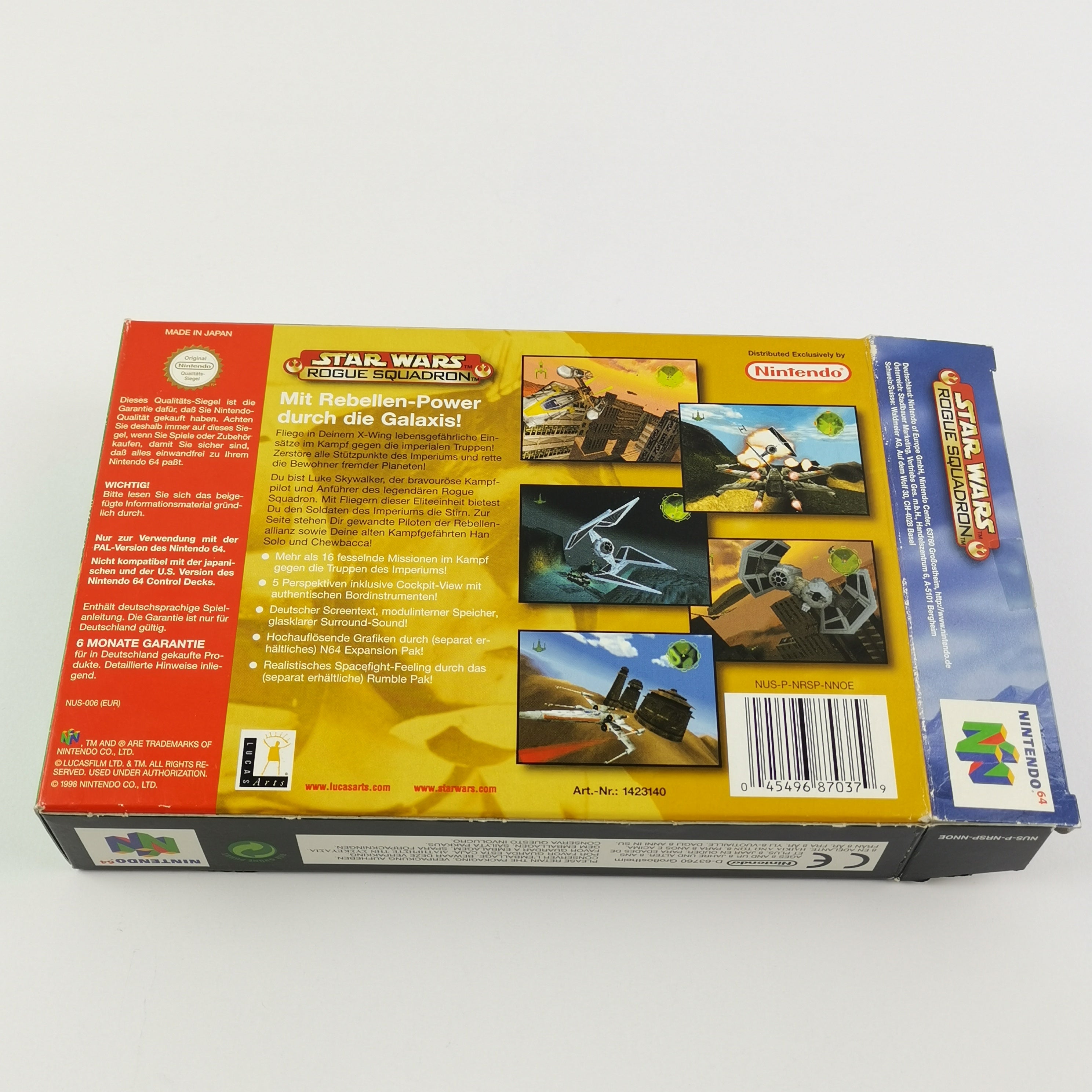 Nintendo 64 Spiel – Star Wars Rogue Squadron PAL OVP N64