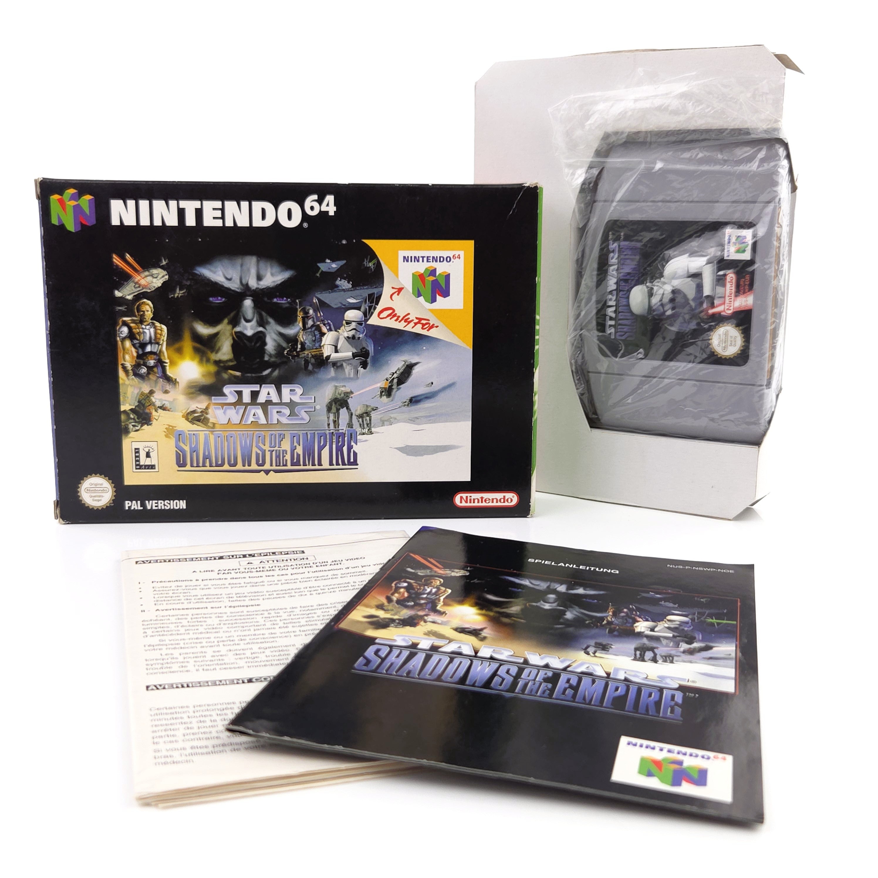 Nintendo 64 Spiel – Star Wars Shadows of the Empire (OVP)