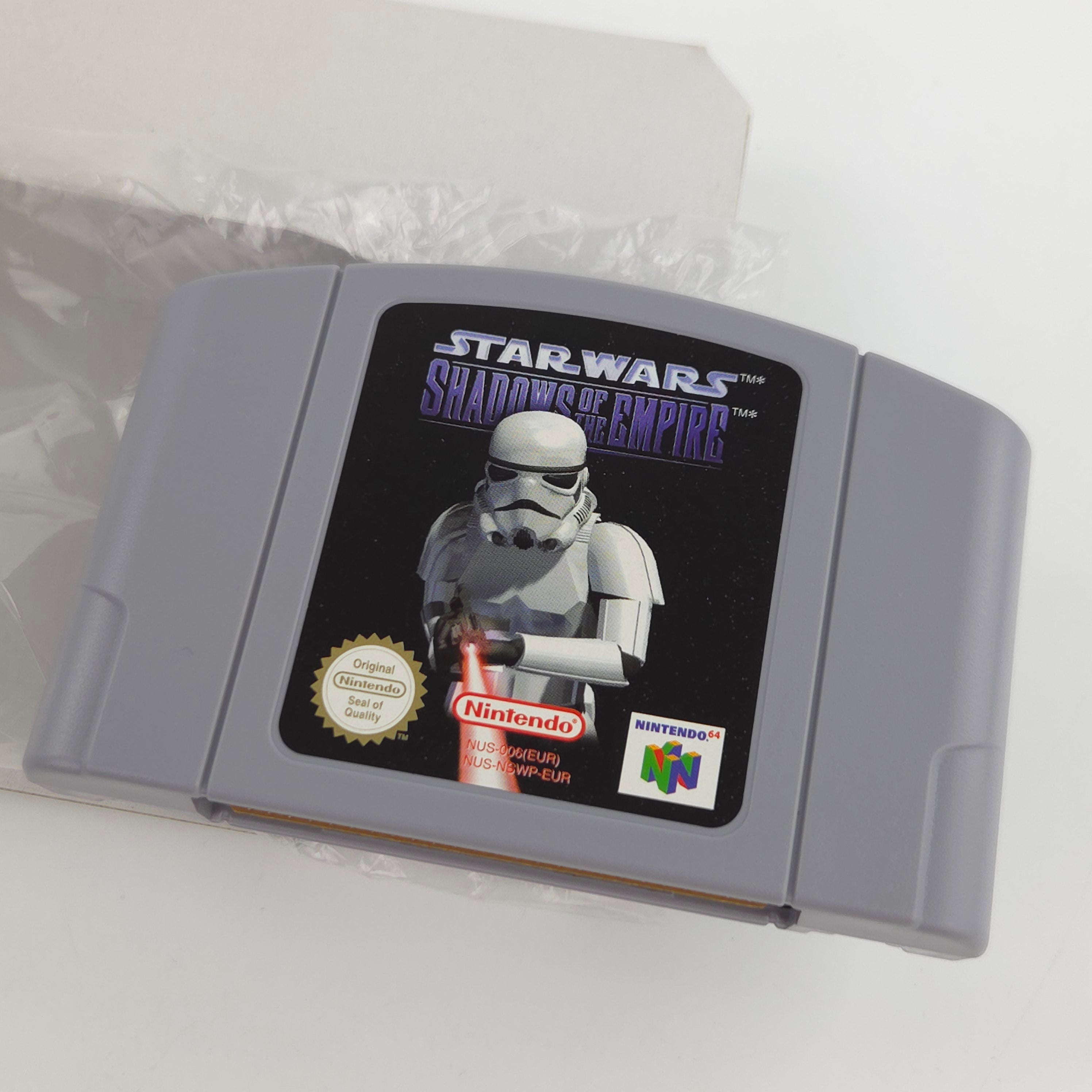 Nintendo 64 Spiel Star Wars Shadows of the Empire OVP PAL