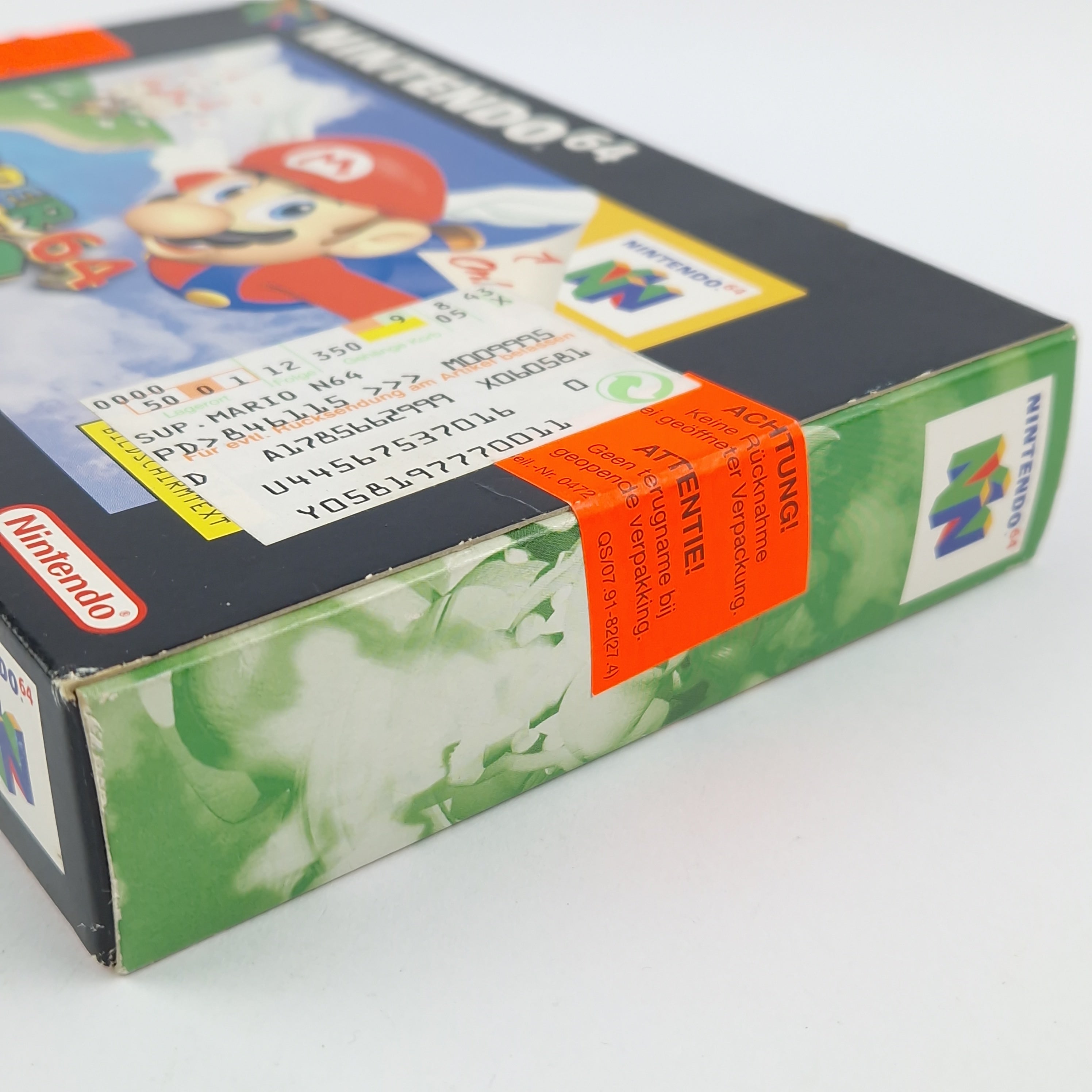 Nintendo 64 Spiel – Super Mario 64 Modul Anleitung OVP PAL