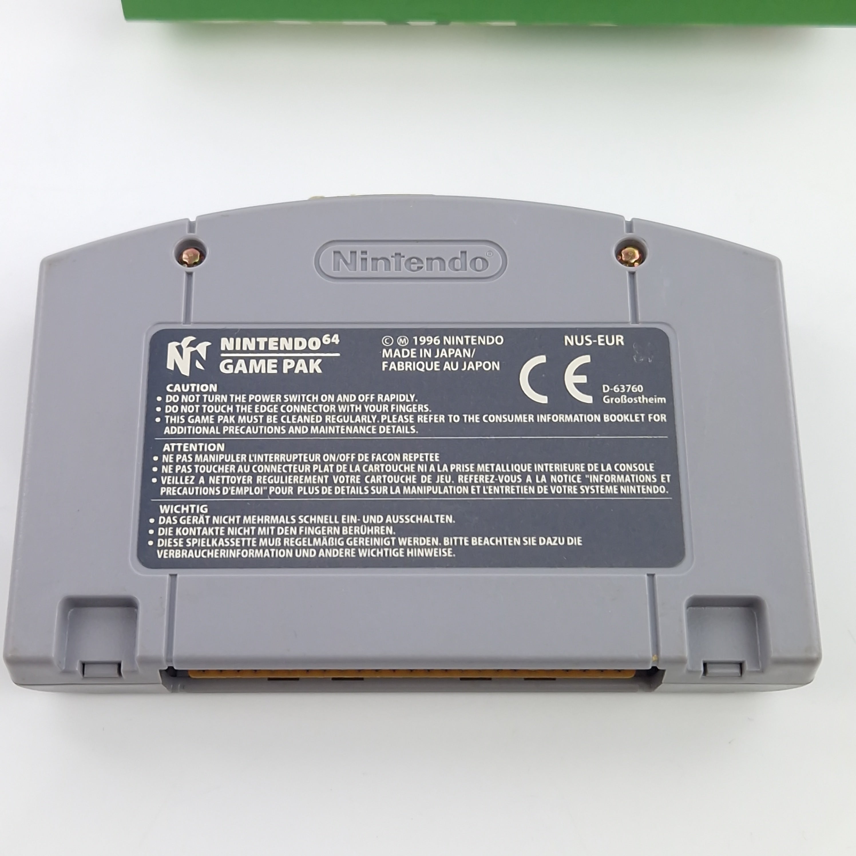 Nintendo 64 Spiel – Super Mario 64 Modul OVP PAL N64
