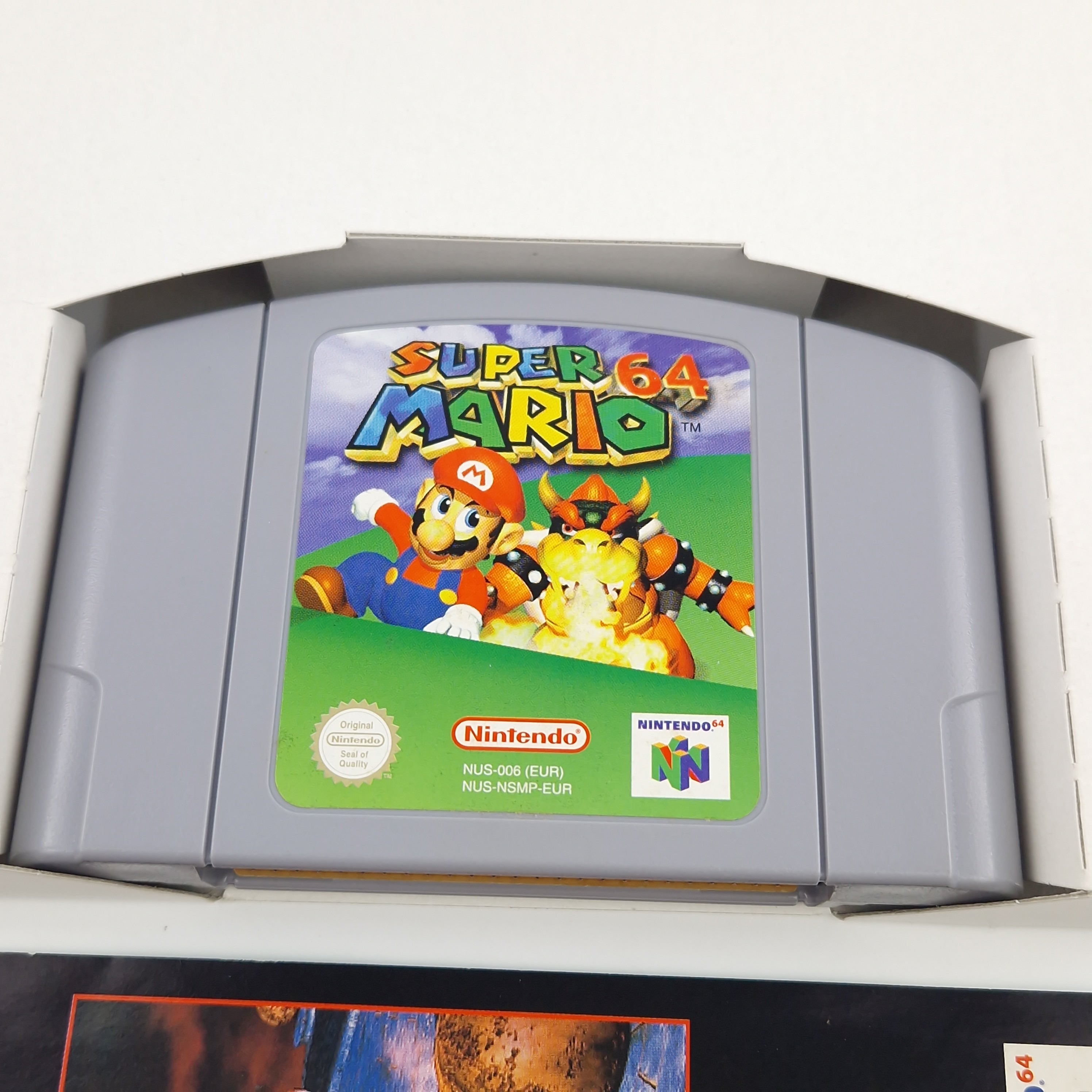 Nintendo 64 Spiel – Super Mario 64 OVP CIB PAL NOE