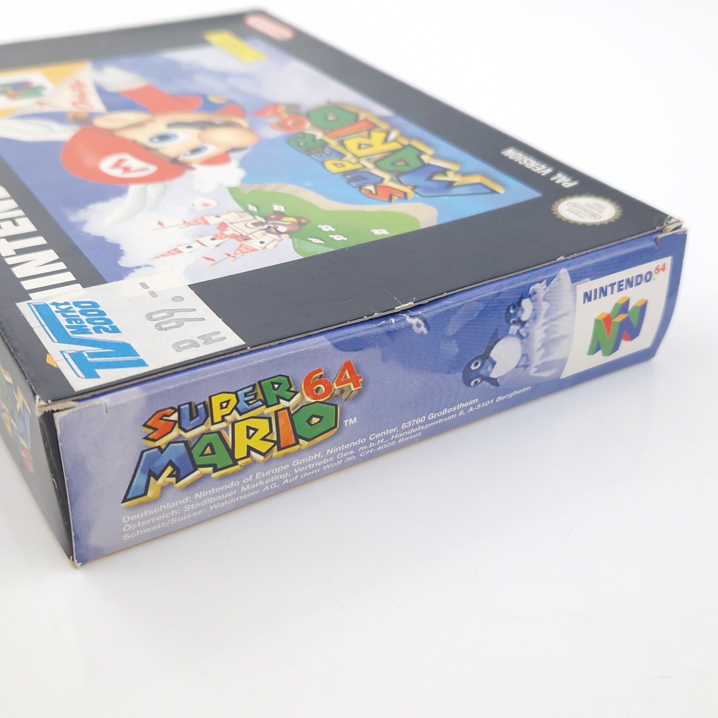 Nintendo 64 Spiel – Super Mario 64 OVP CIB PAL NOE