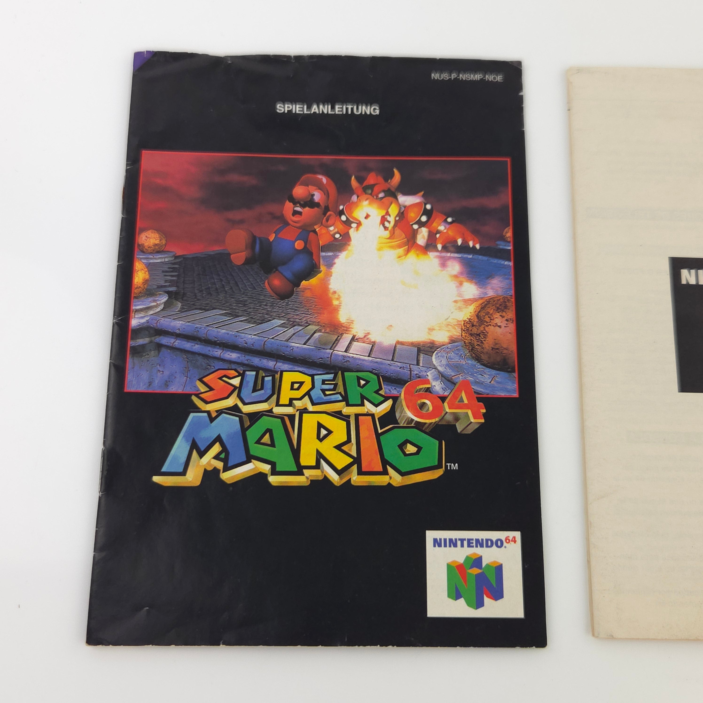 Nintendo 64 Spiel Super Mario 64 N64 Komplett OVP PAL