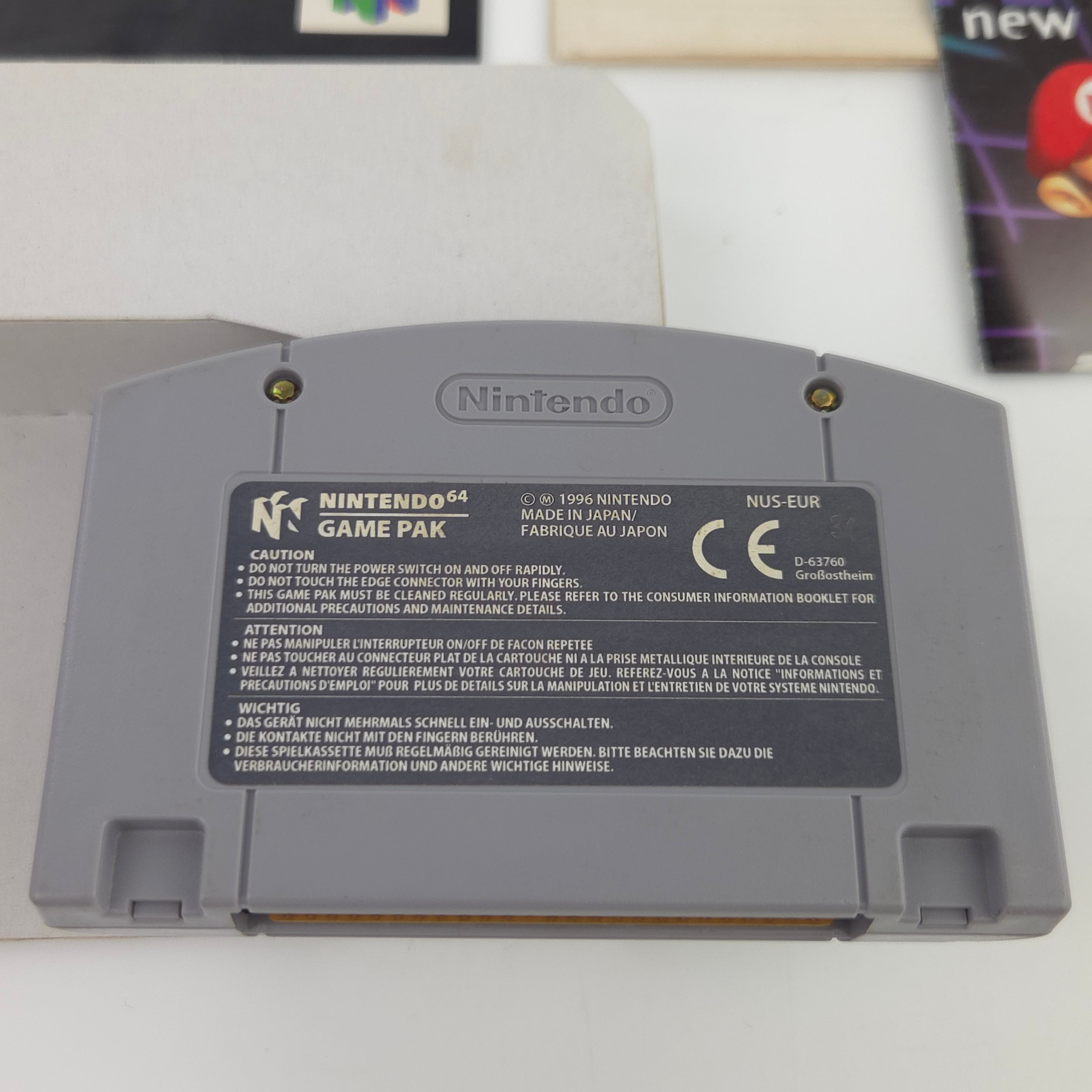 Nintendo 64 Spiel Super Mario 64 N64 Komplett OVP PAL