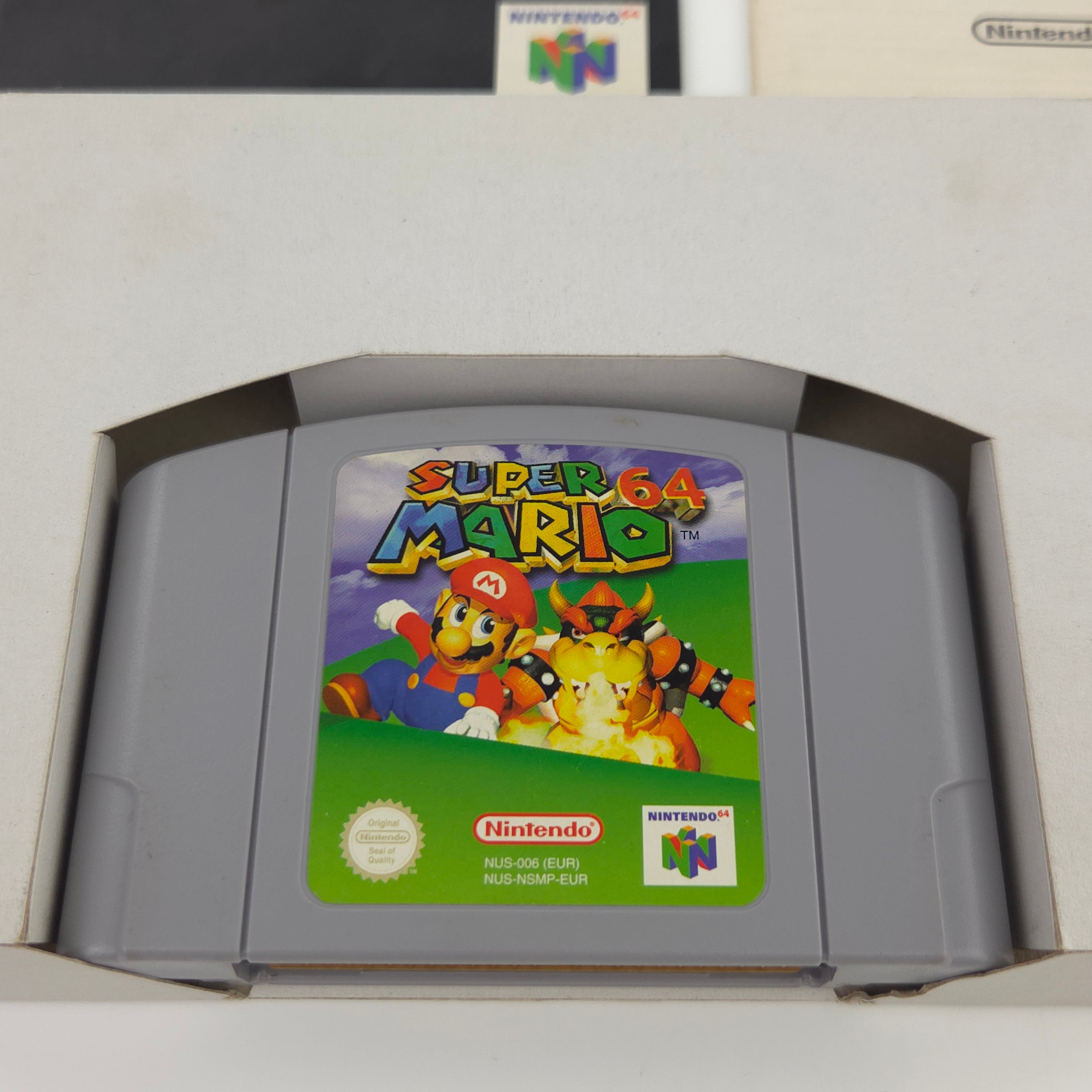 Nintendo 64 Spiel Super Mario 64 N64 Komplett OVP PAL