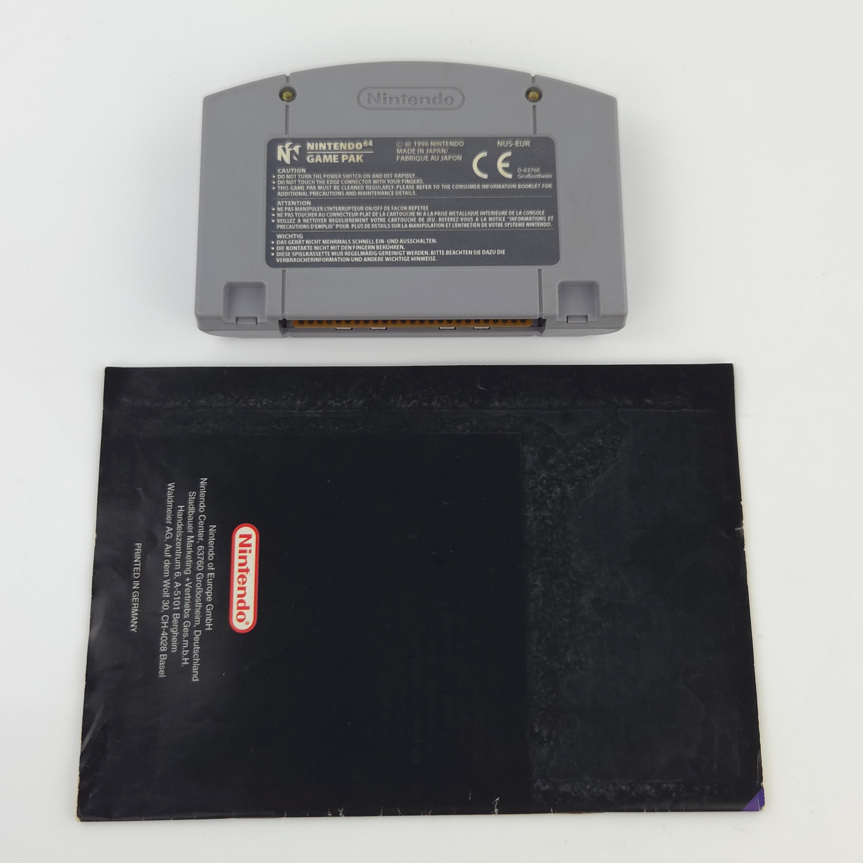 Nintendo 64 Spiel Super Mario 64 N64 Komplett OVP PAL