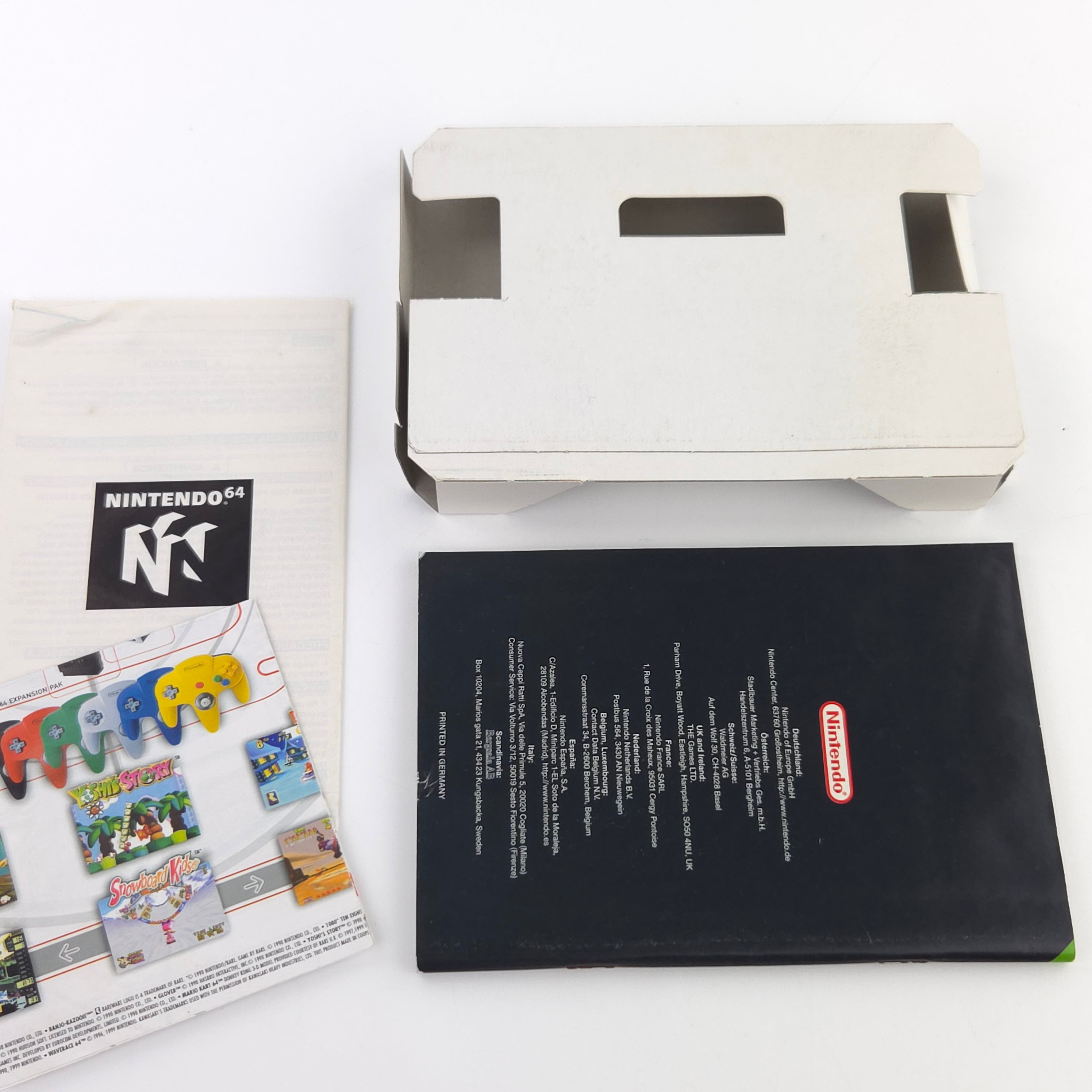 Nintendo 64 Spiel Super Smash Bros. N64 OVP CIB PAL EUR