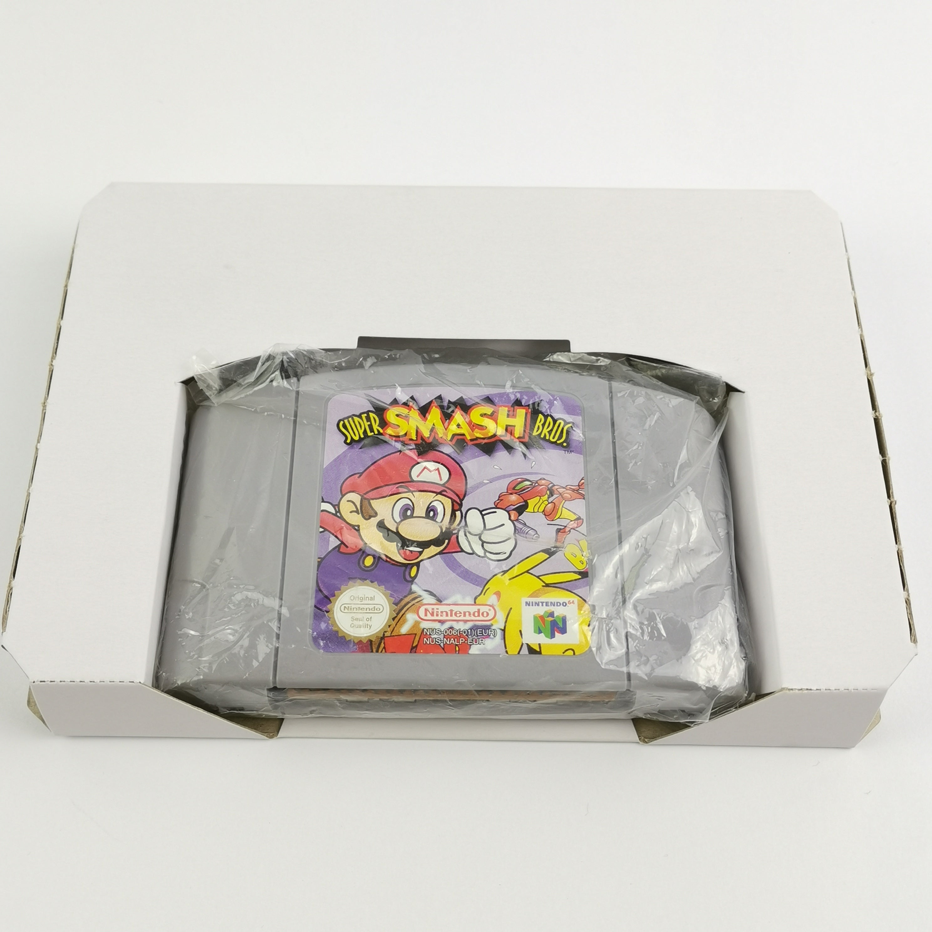 Nintendo 64 Spiel – Super Smash Bros OVP PAL Version N64