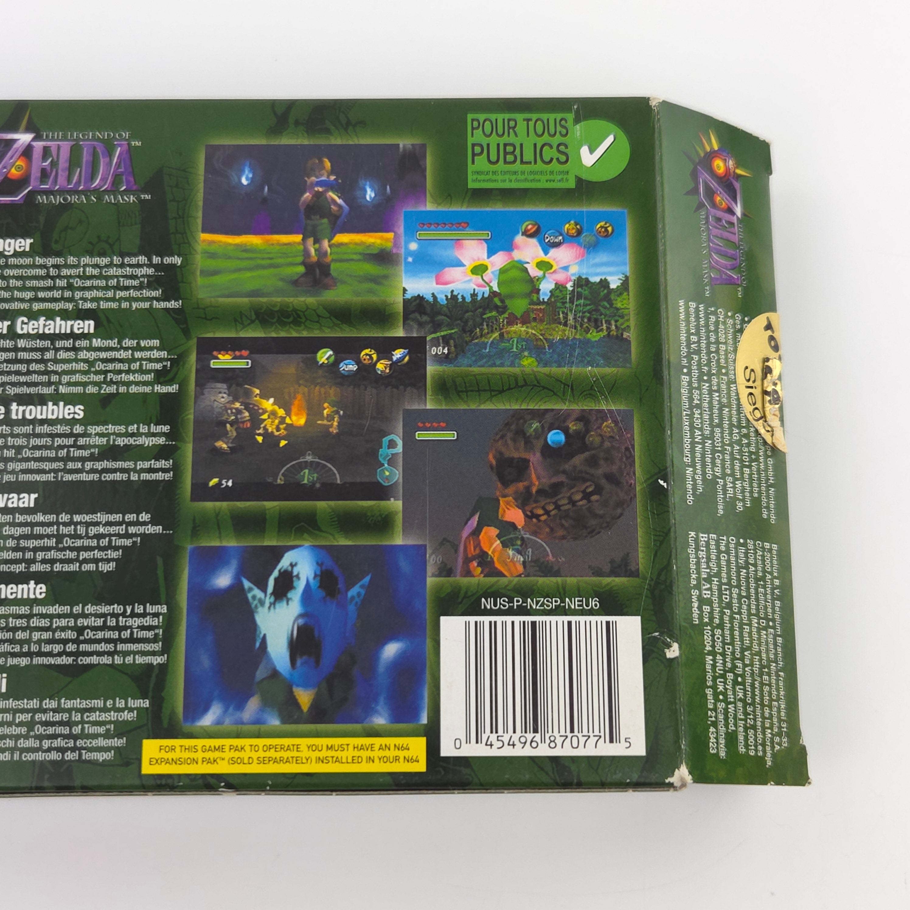 Nintendo 64 Spiel – The Legend of Zelda Majoras Mask