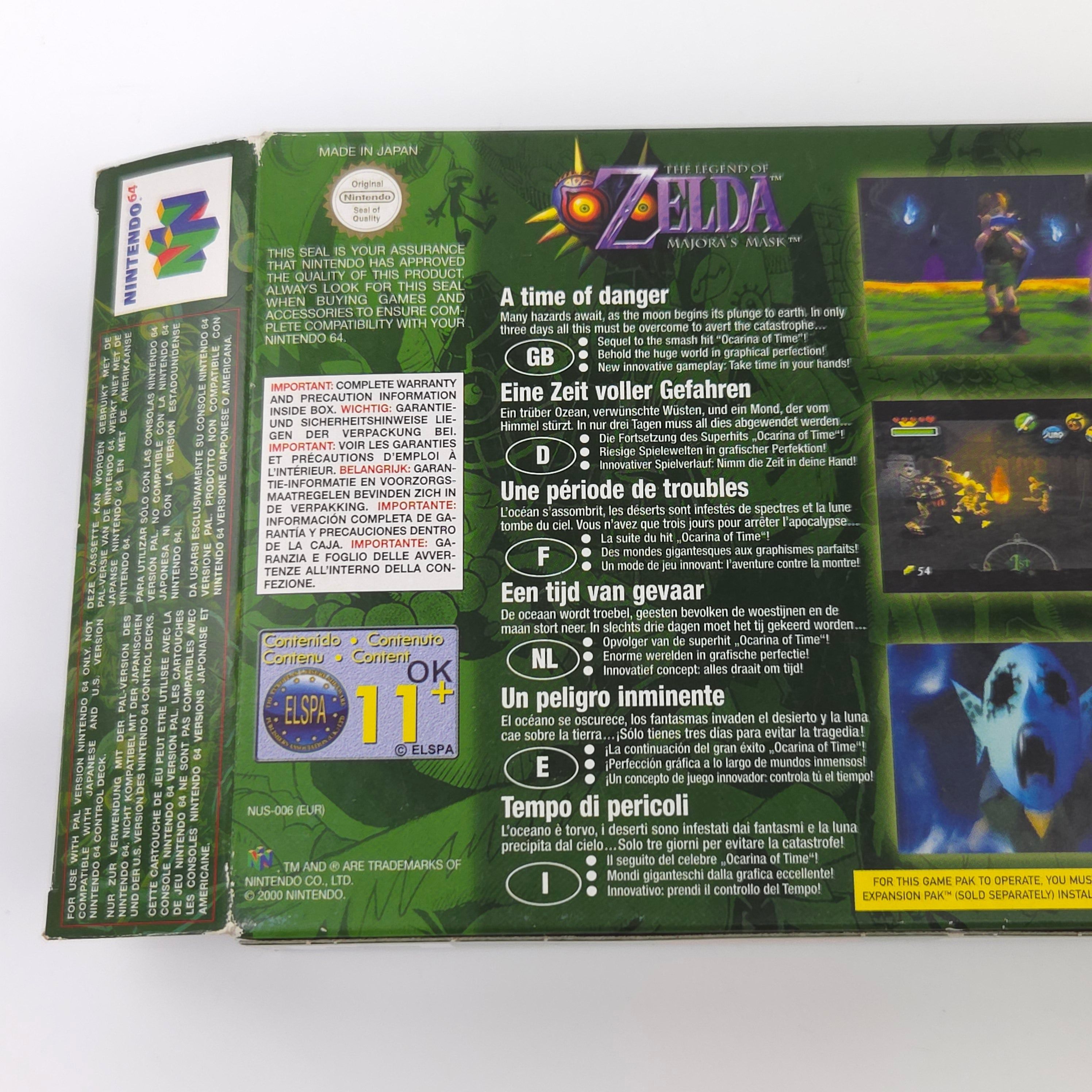 Nintendo 64 Spiel – The Legend of Zelda Majoras Mask