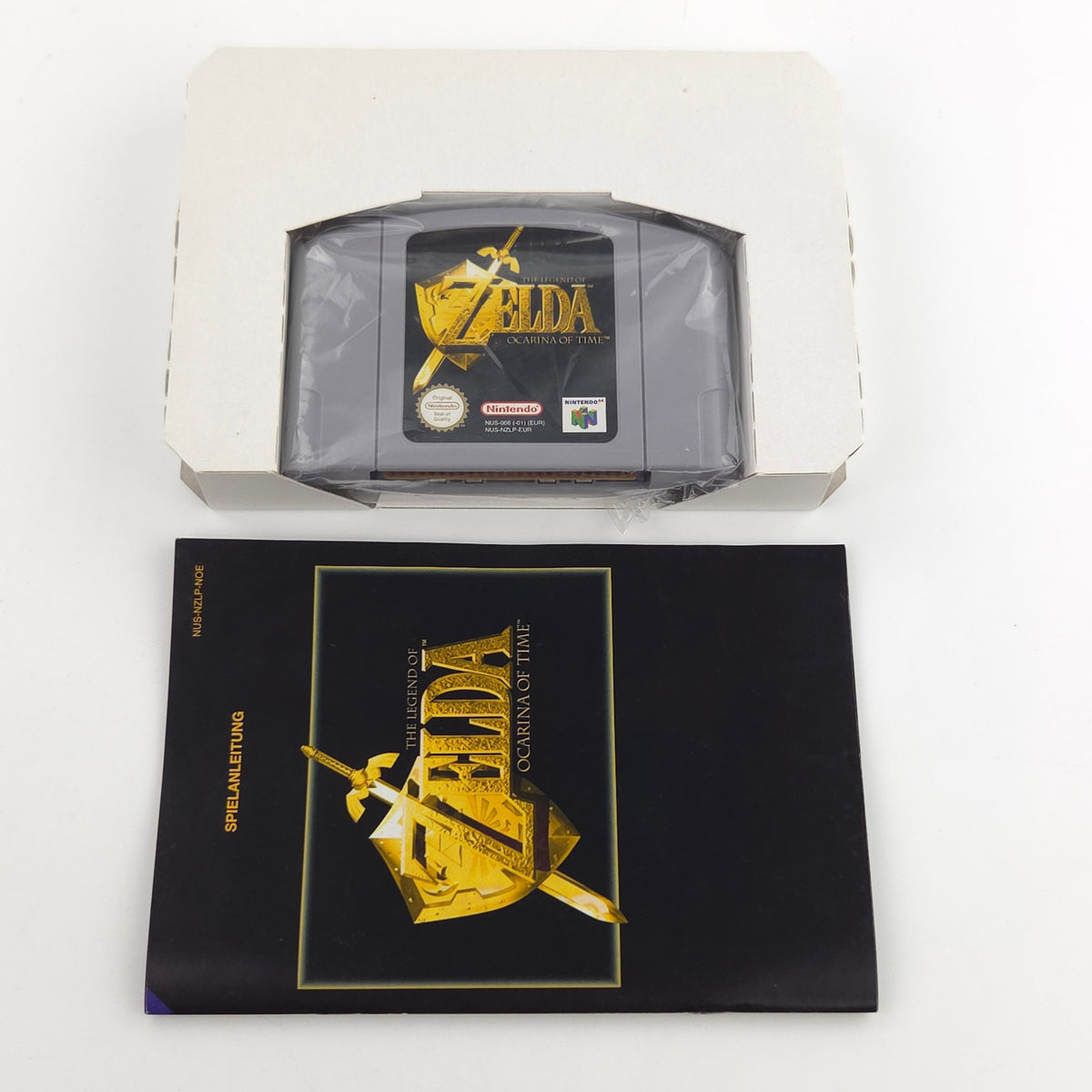 Nintendo 64 Spiel Zelda Ocarina of Time OVP PAL