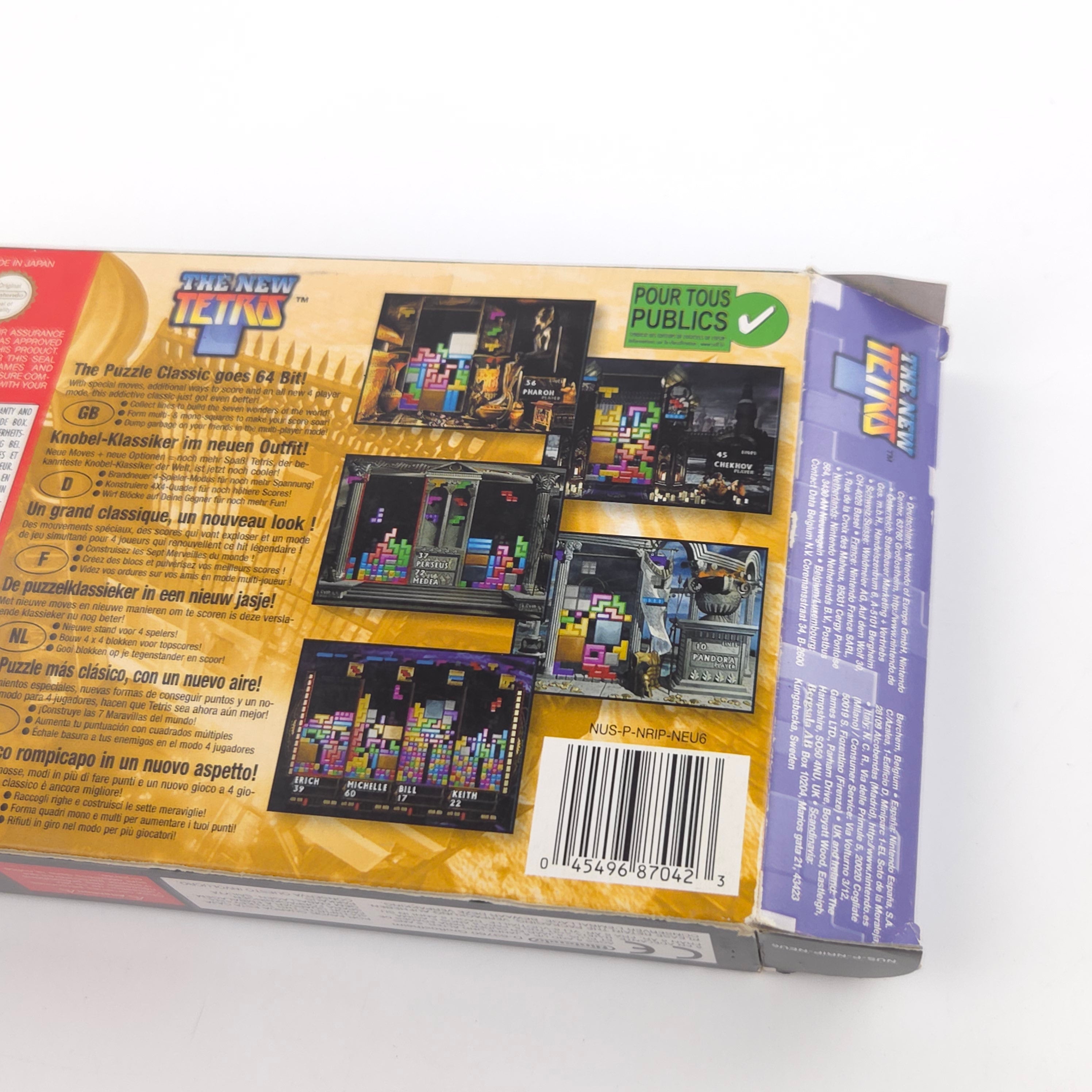 Nintendo 64 Spiel – The New Tetris (N64 OVP)